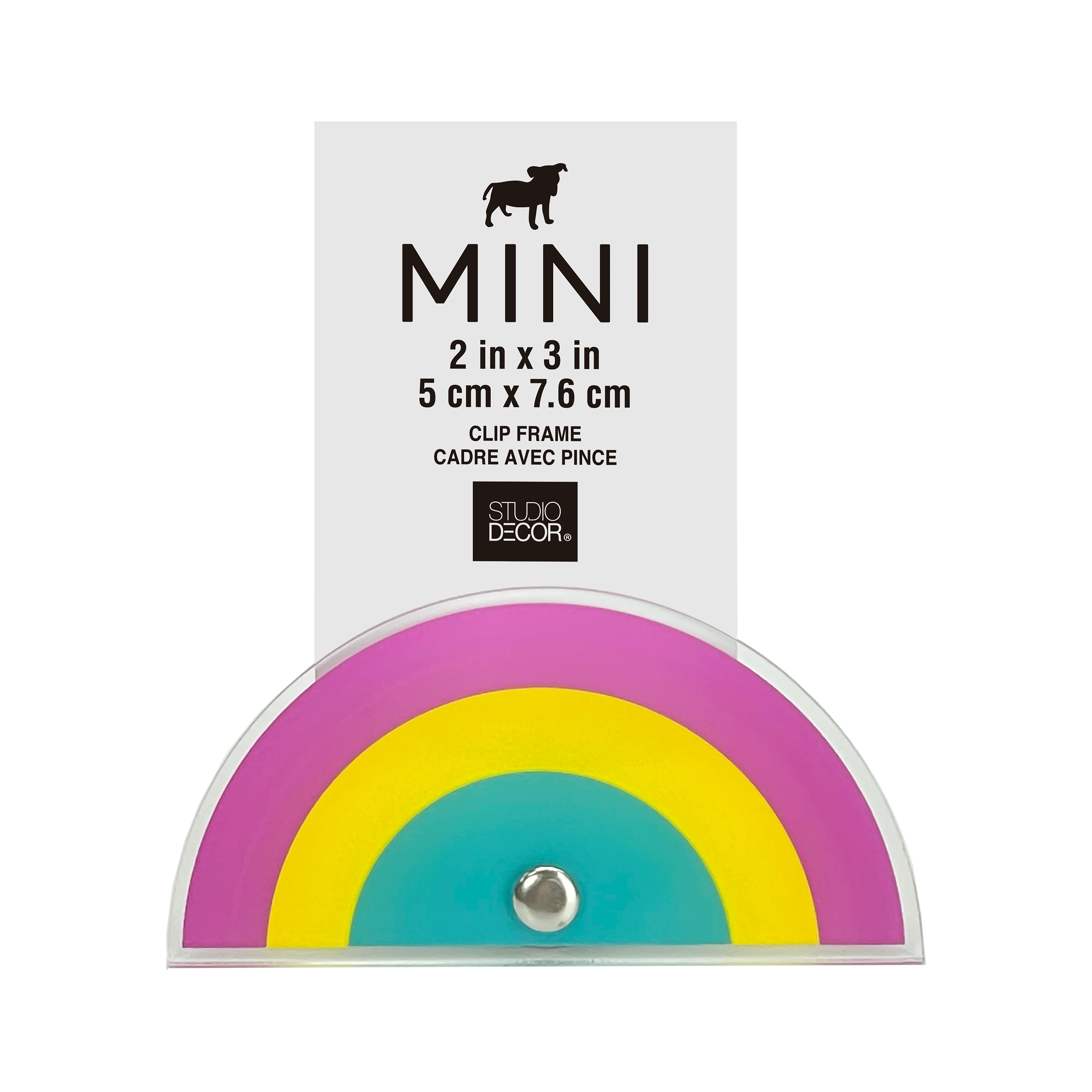 24 Pack: Mini Rainbow Clip Frame by Studio Décor®