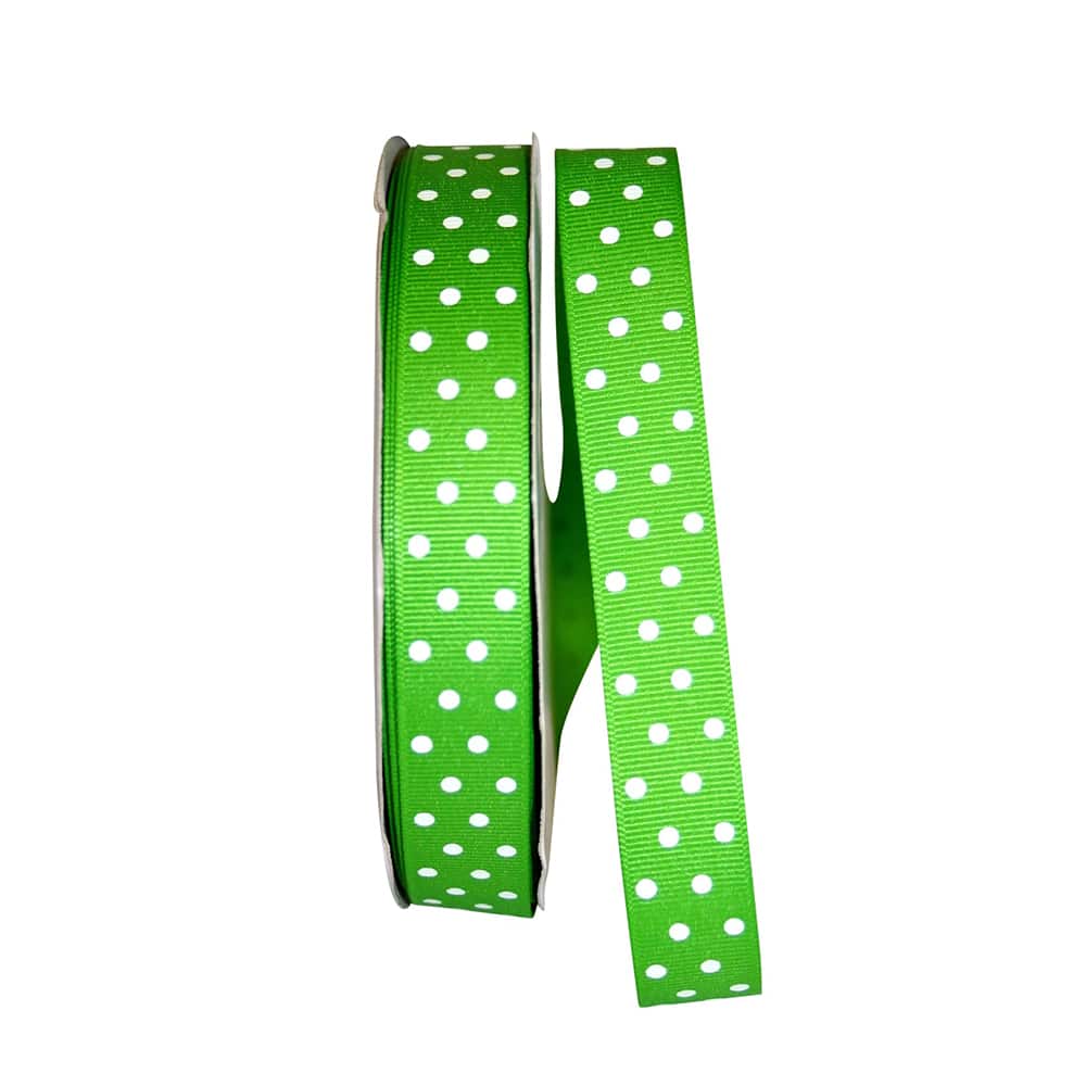 JAM Paper 7/8" x 50yd. Grosgrain Confetti Dots Ribbon