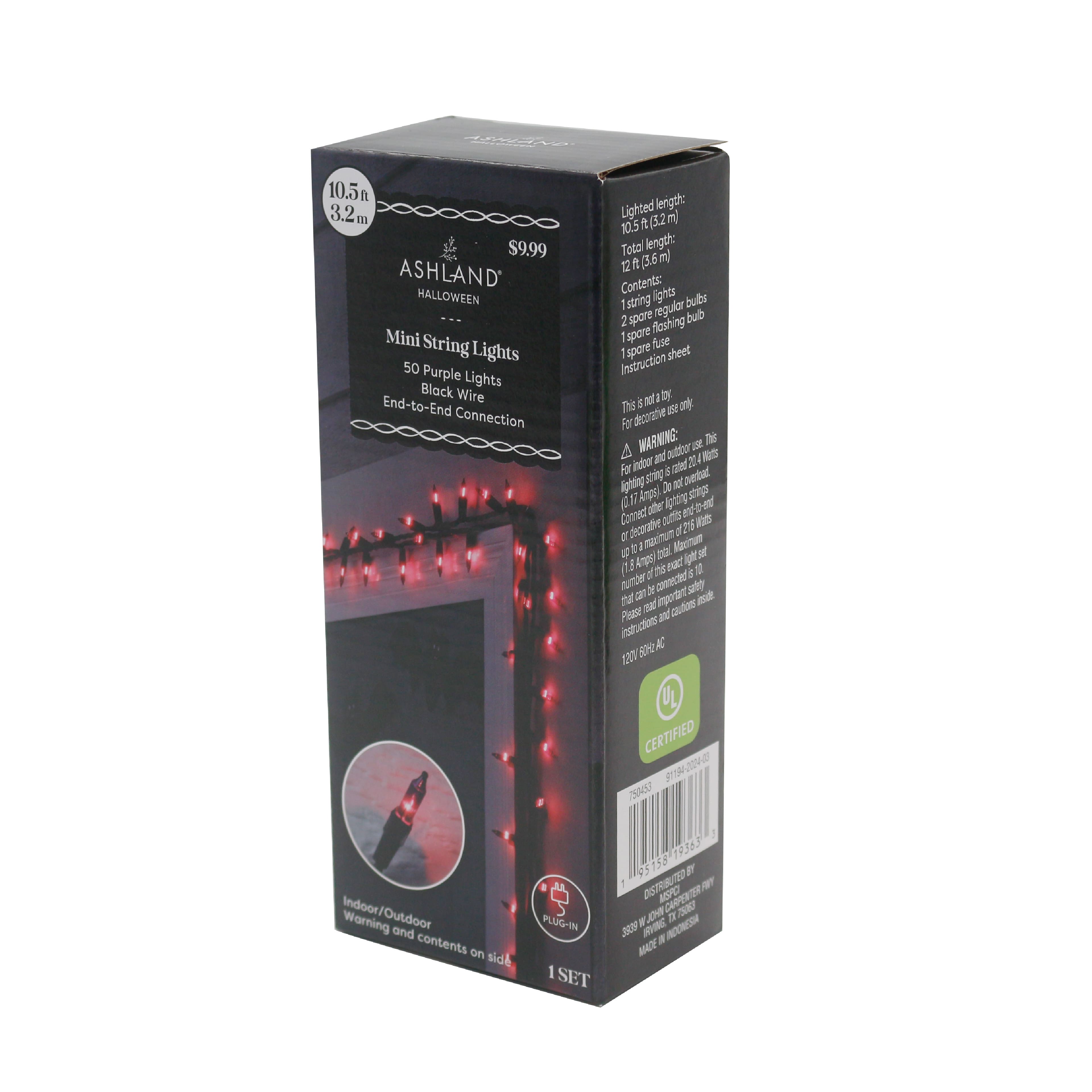 50ct. Purple Mini String Lights by Ashland&#xAE;