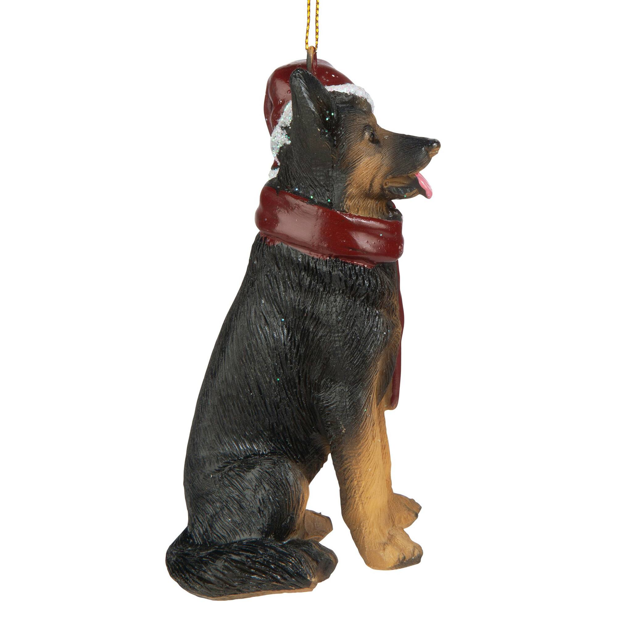 3.5&#x22; German Shepard Holiday Dog Ornament