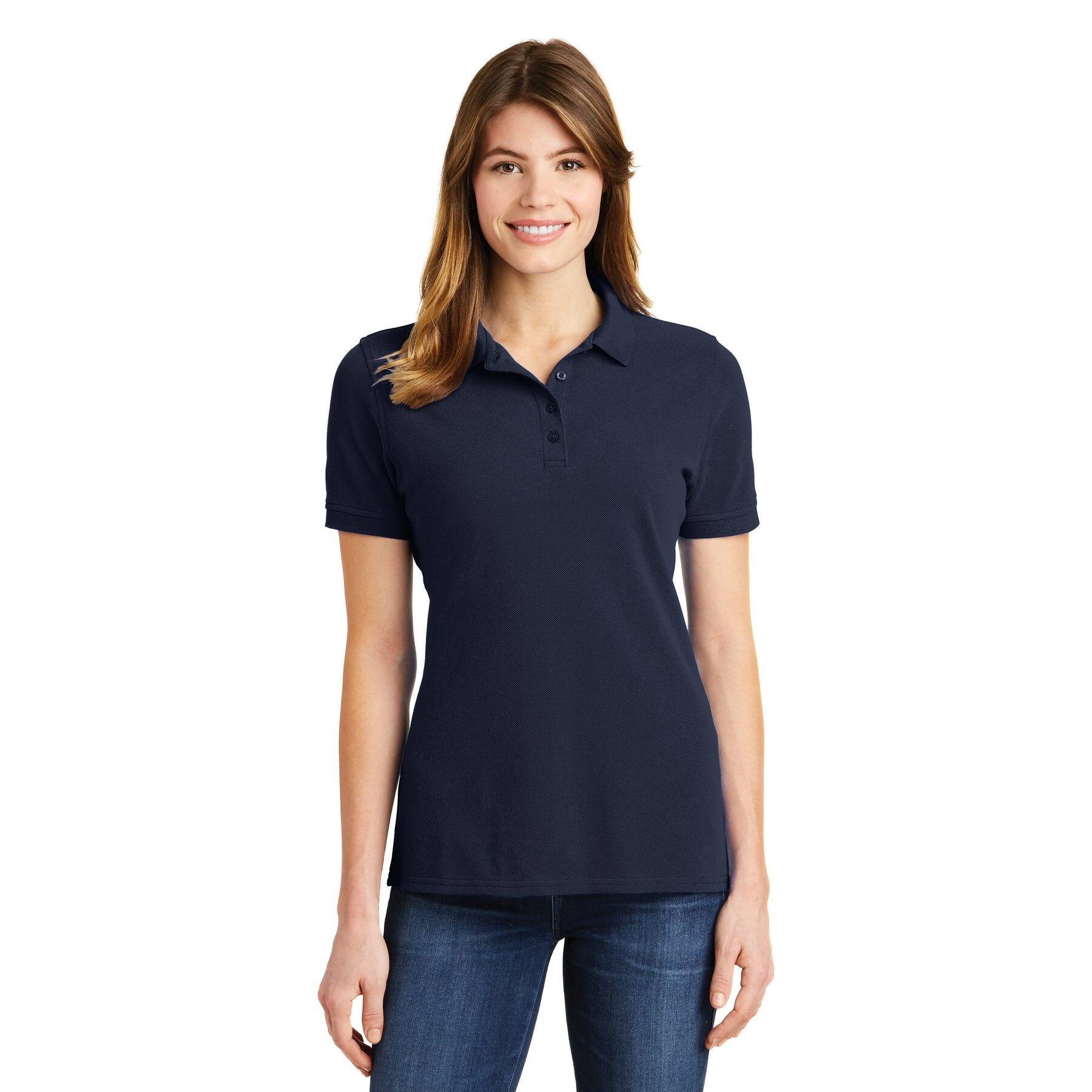 Port & Company® Combed Ring Spun Ladies Pique Polo