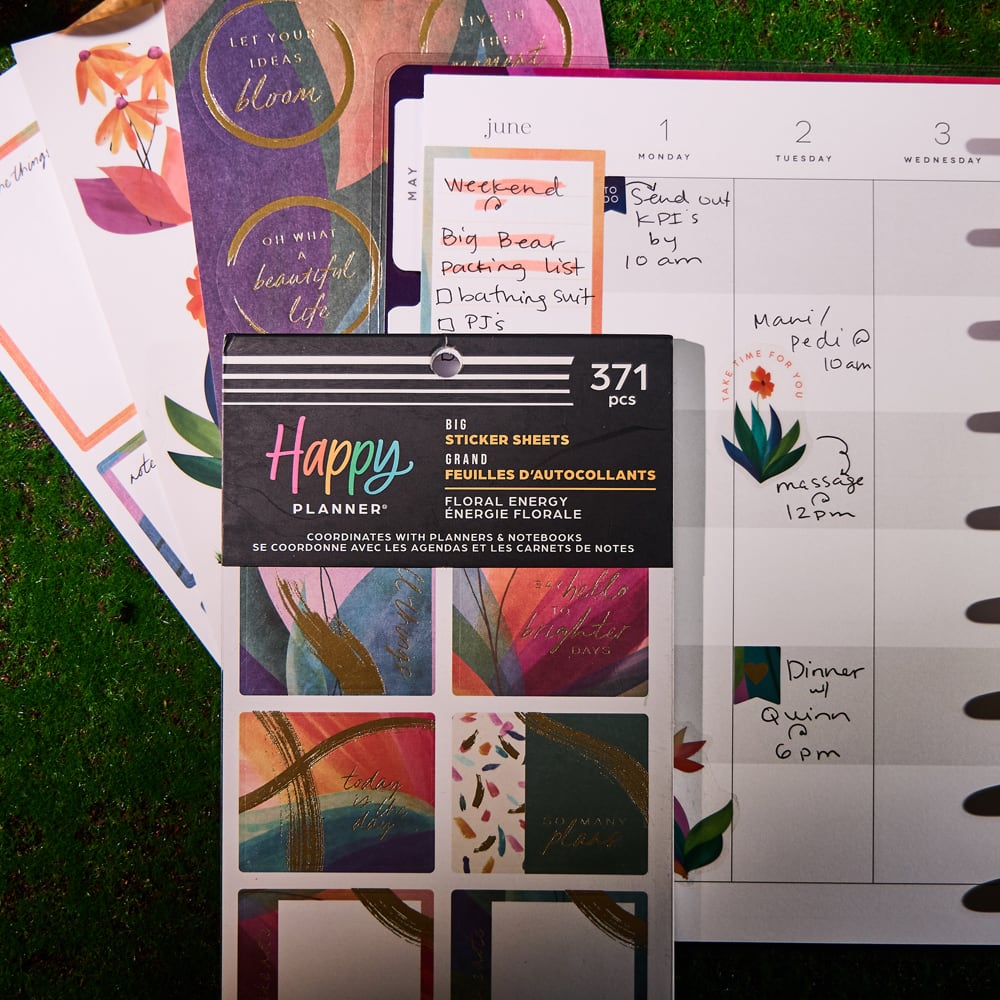 The Big Happy Planner&#xAE; Floral Energy