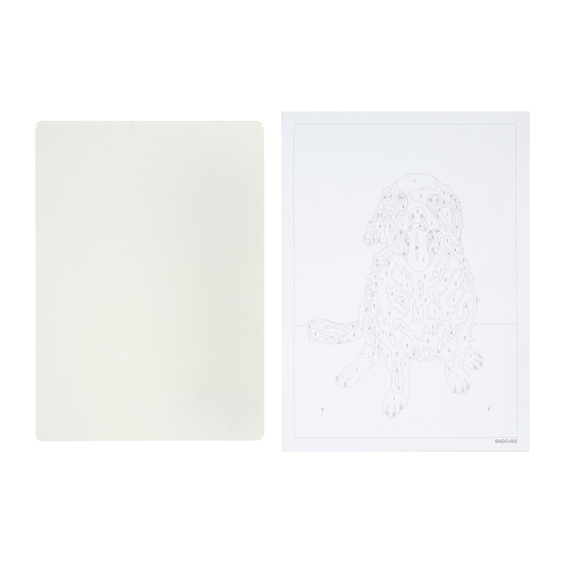 5&#x22; x 7&#x22; Golden Retriever Paint-by-Number Acrylic Surface Kit by Artist&#x27;s Loft&#xAE;