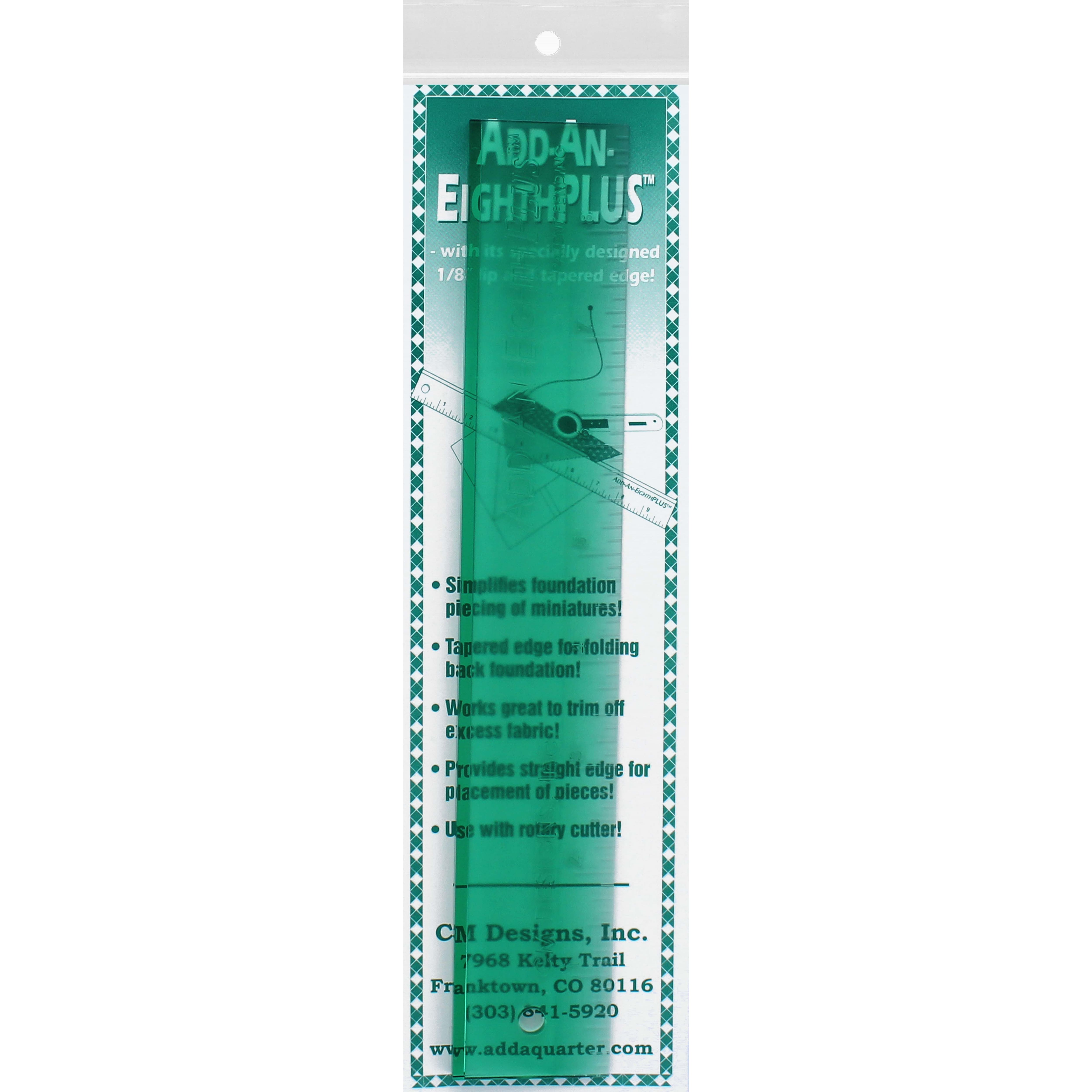 CM Designs 8 Add-An-Eighth Plus Ruler