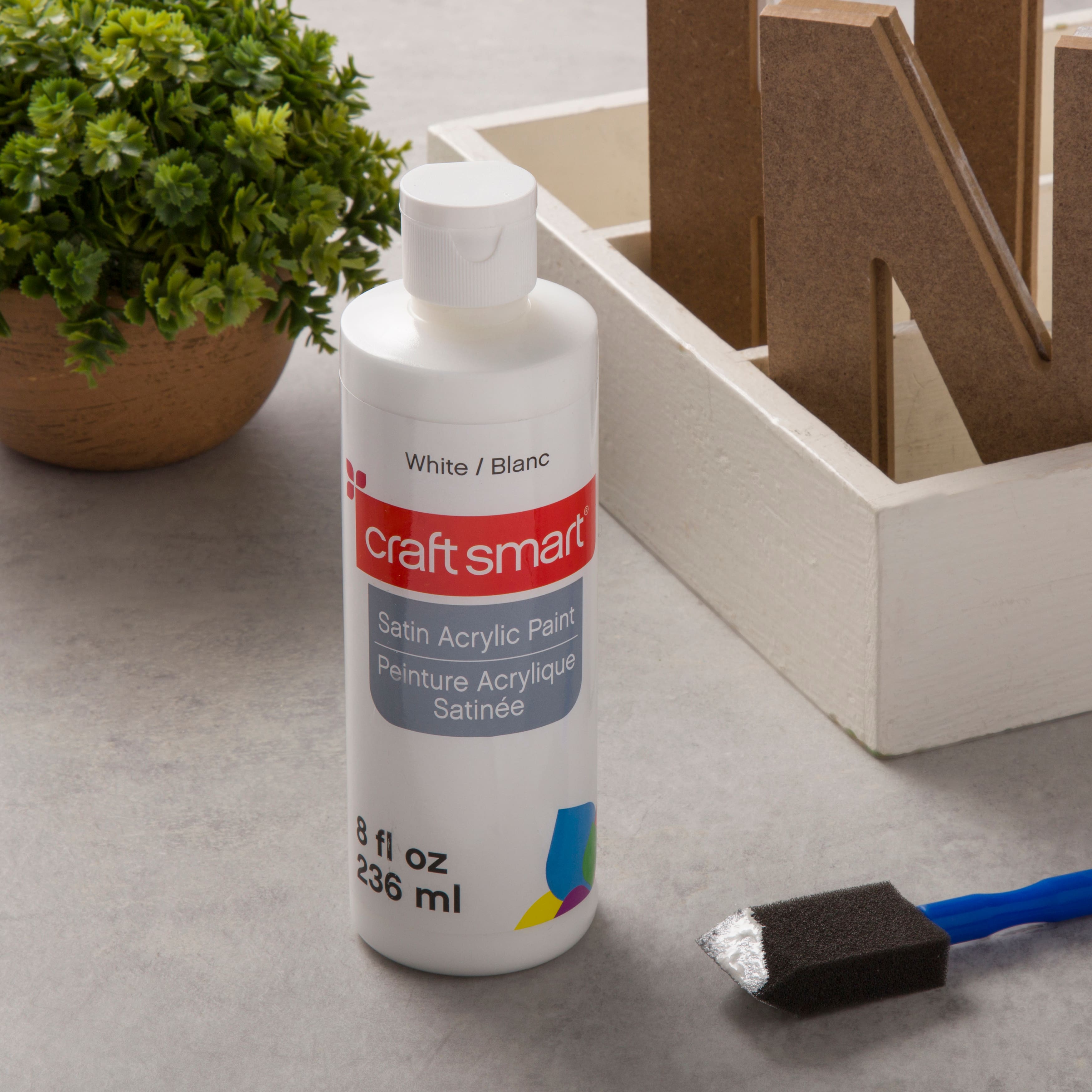 8oz. Satin Acrylic Paint by Craft Smart