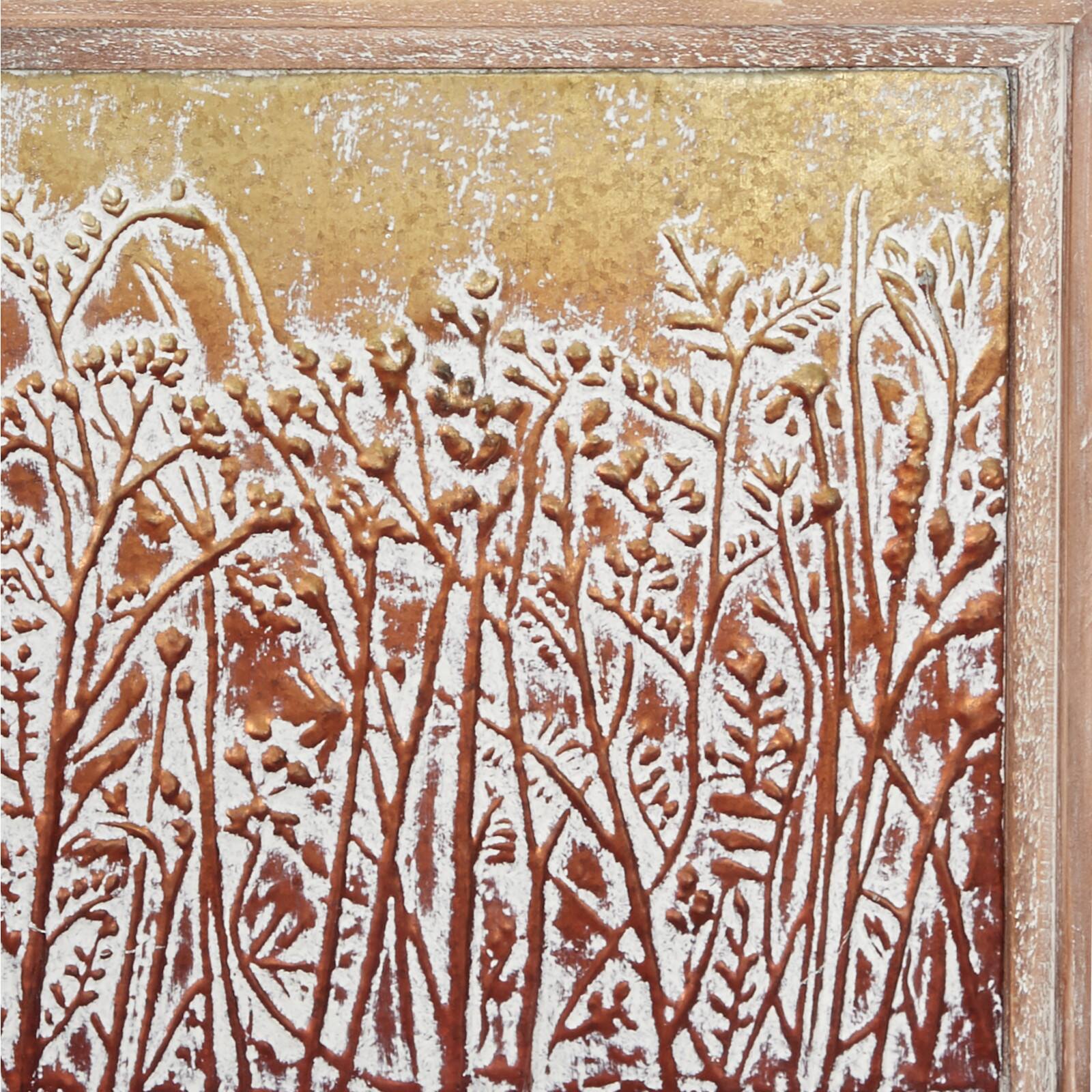 19&#x22; Gold Eclectic Floral Wall D&#xE9;cor Set 