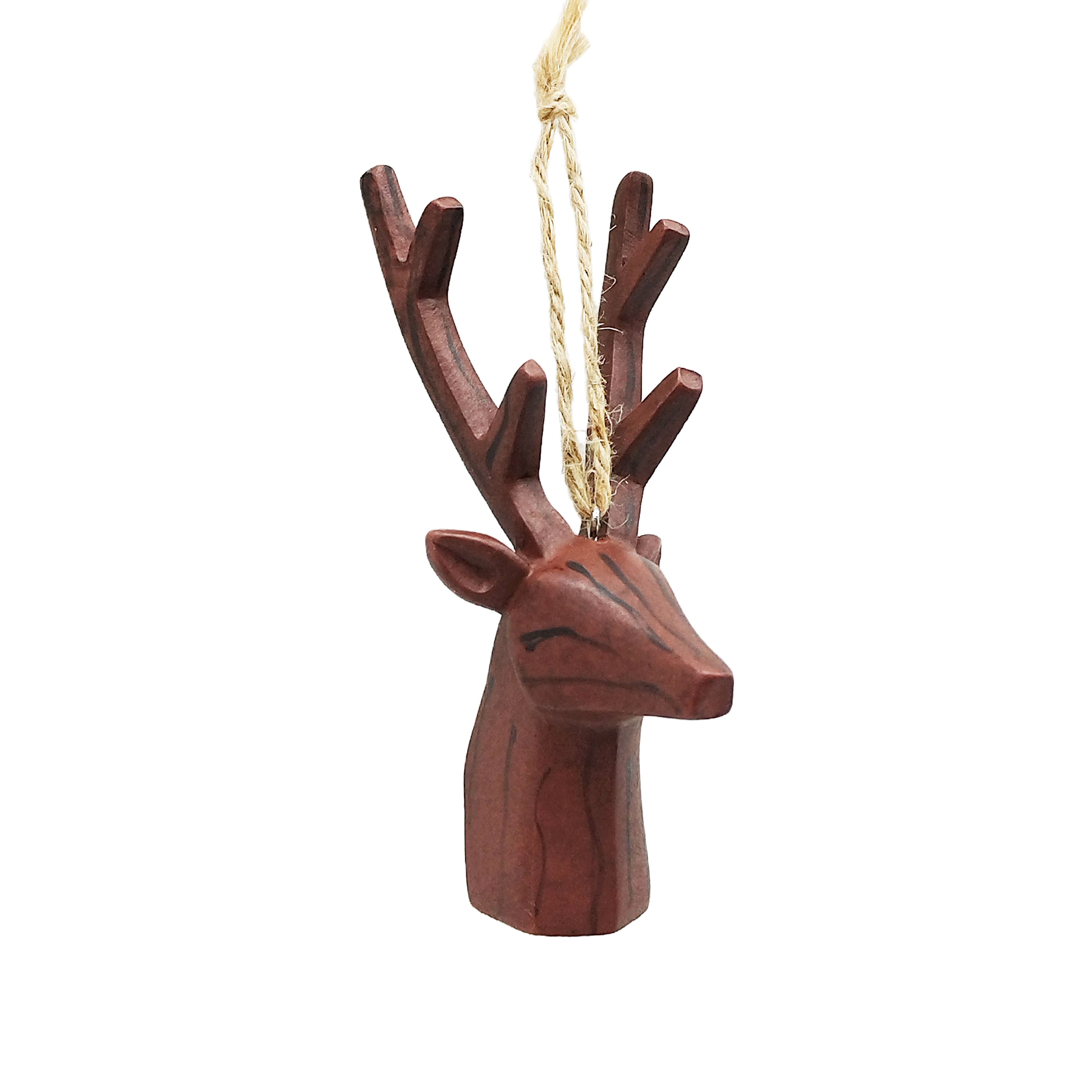 4.25&#x22; Deer Head Ornament by Ashland&#xAE;