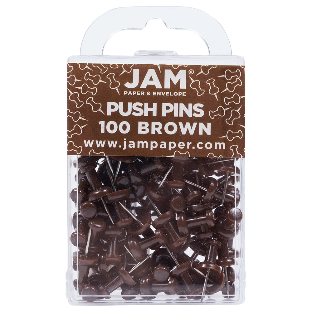 JAM Paper Colorful Standard Push Pins, 100ct. Michaels