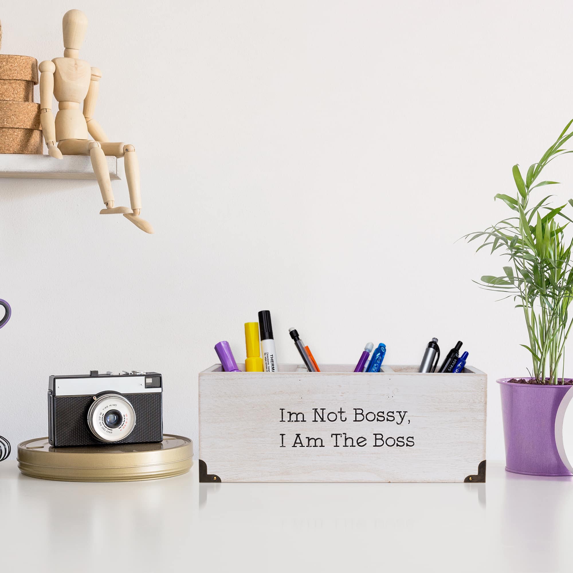 I&#x27;m Not Bossy I Am the Boss Desk Organizer