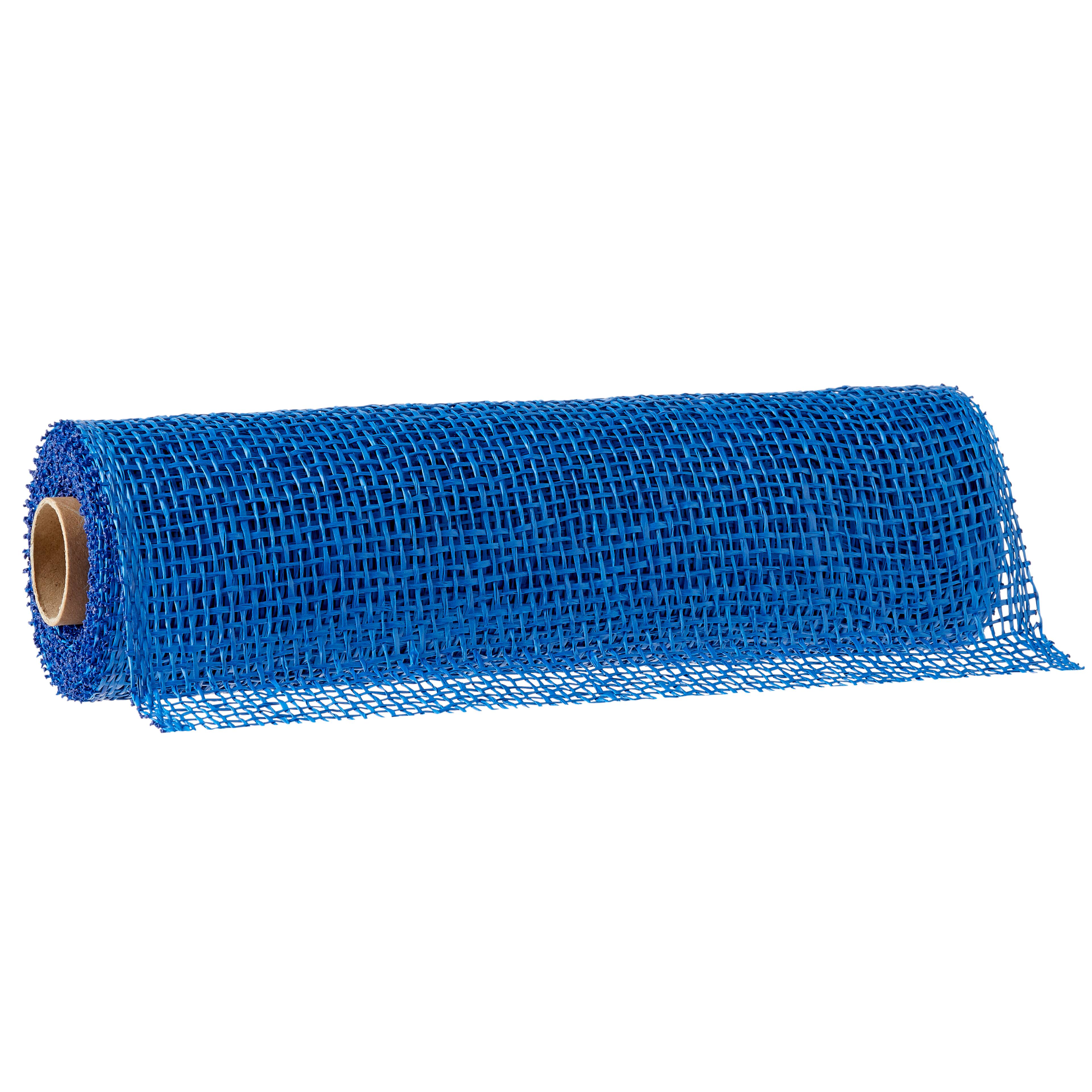 12 Pack: 10" x 19ft. Blue Poly Burlap Mesh by Celebrate It™
