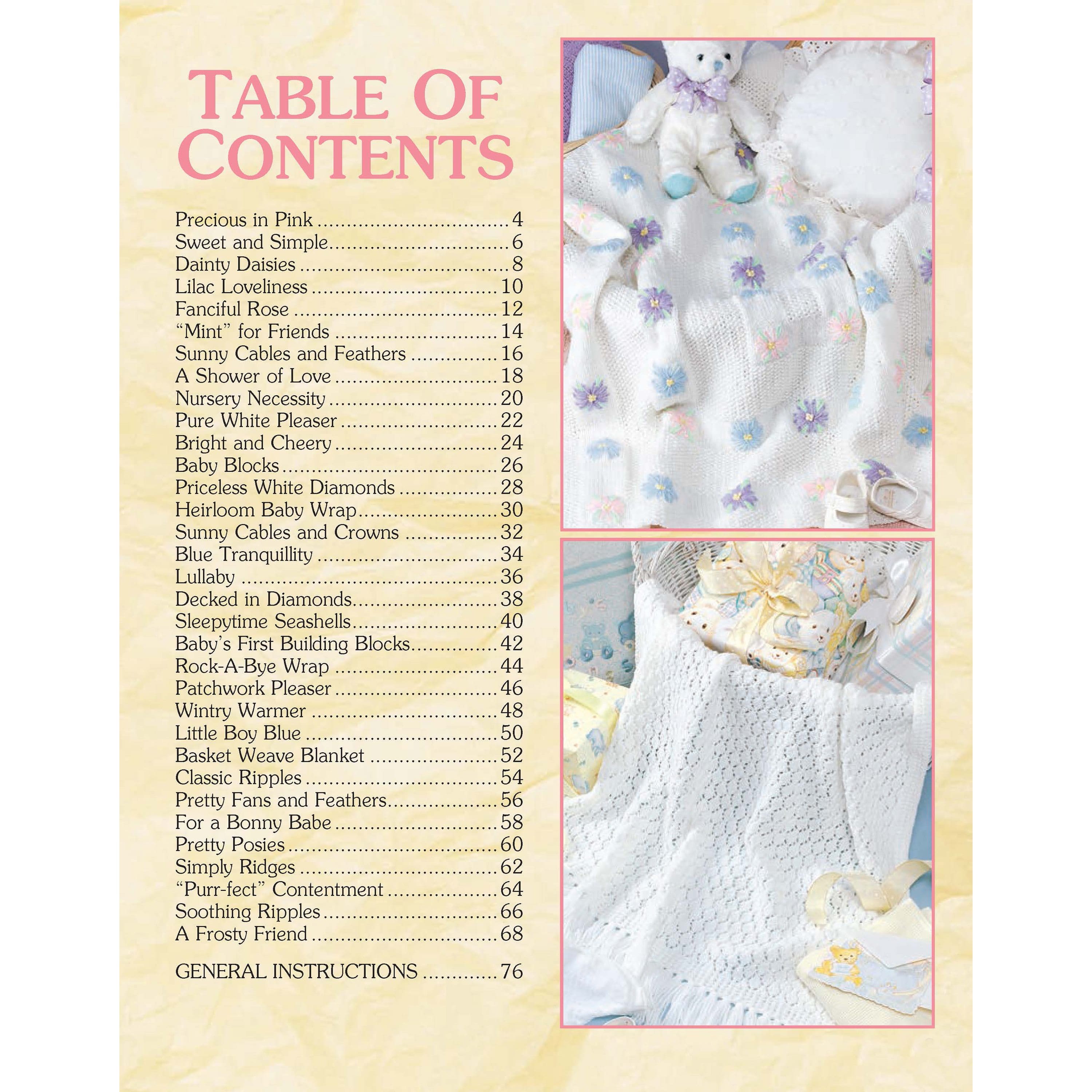 Leisure Arts&#xAE; Our Best Knit Baby Afghans Book