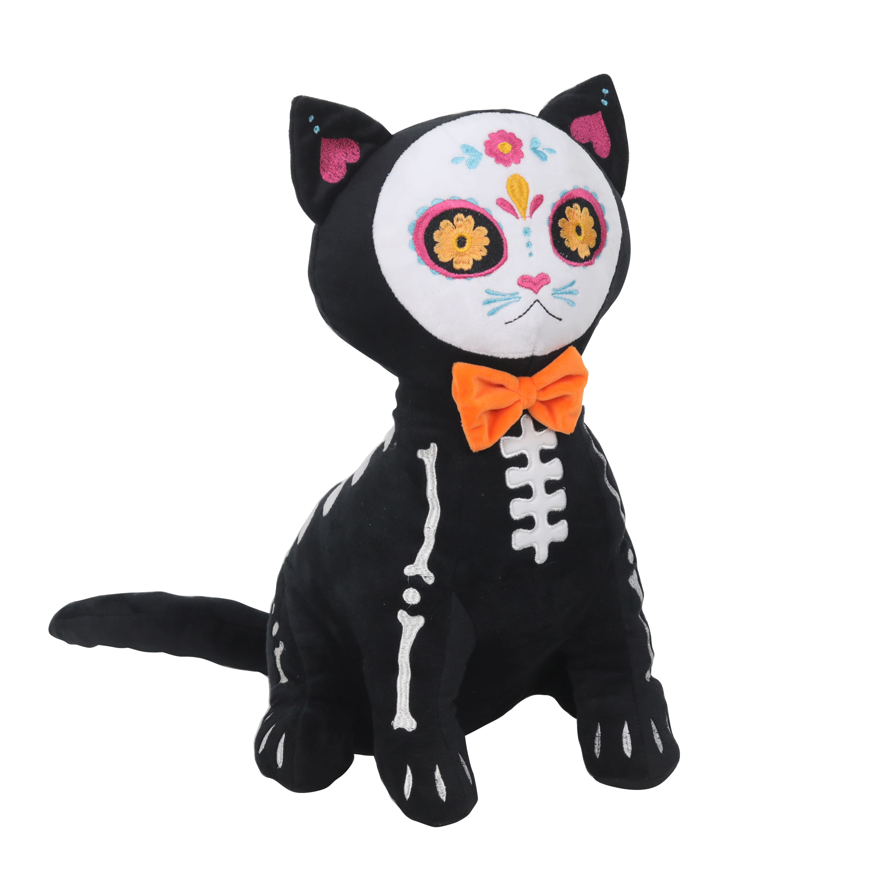 15.5&#x22; Sugar Skull Cat Tabletop D&#xE9;cor by Ashland&#xAE;