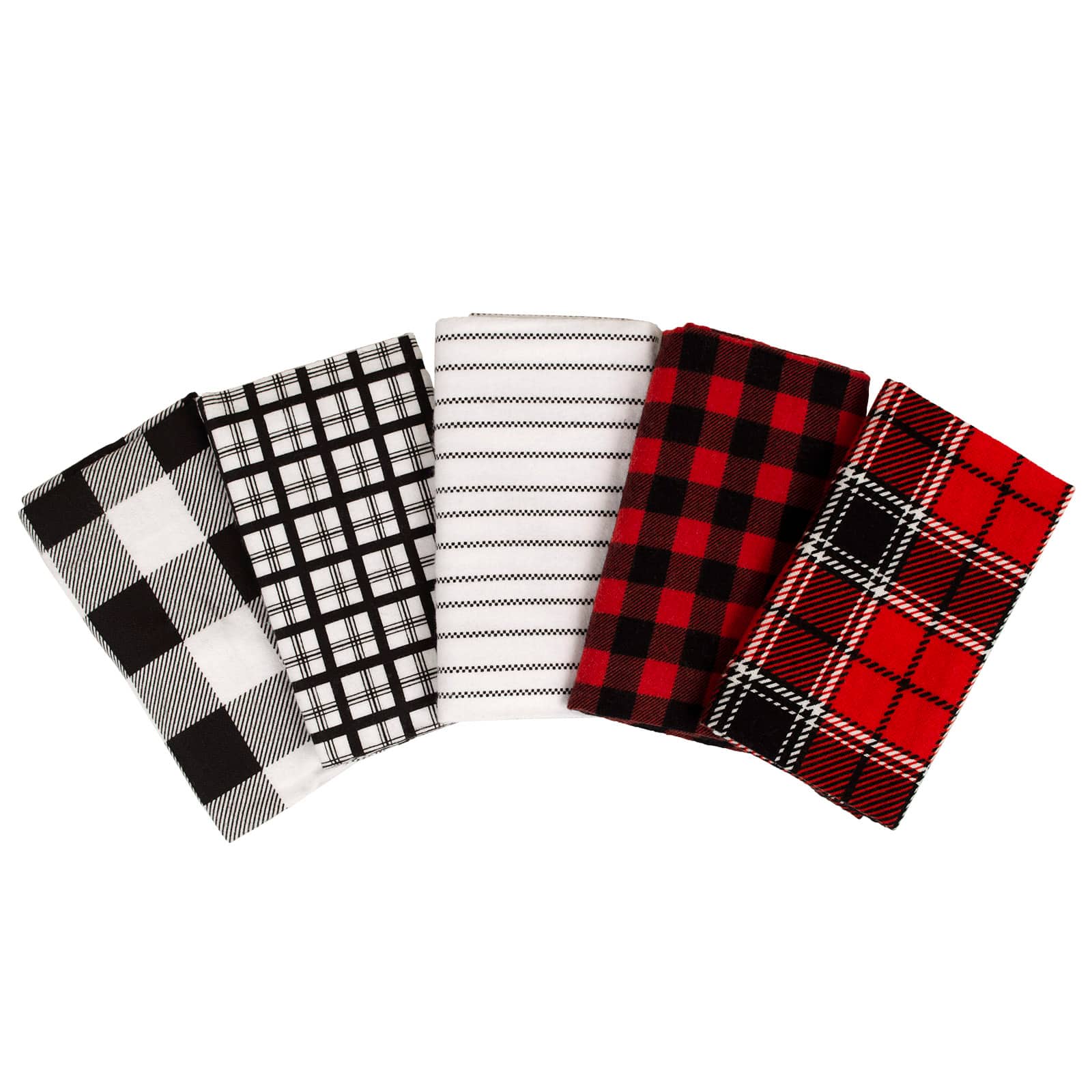 Flannel Print Cotton Fabric Bundle by Loops & Threads™