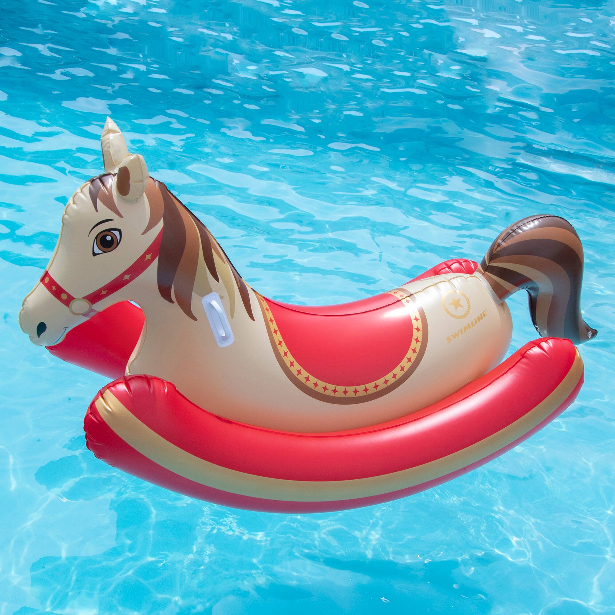 Swimline 81" Hobby Horse Rocker Inflatable Ride-On Pool Float