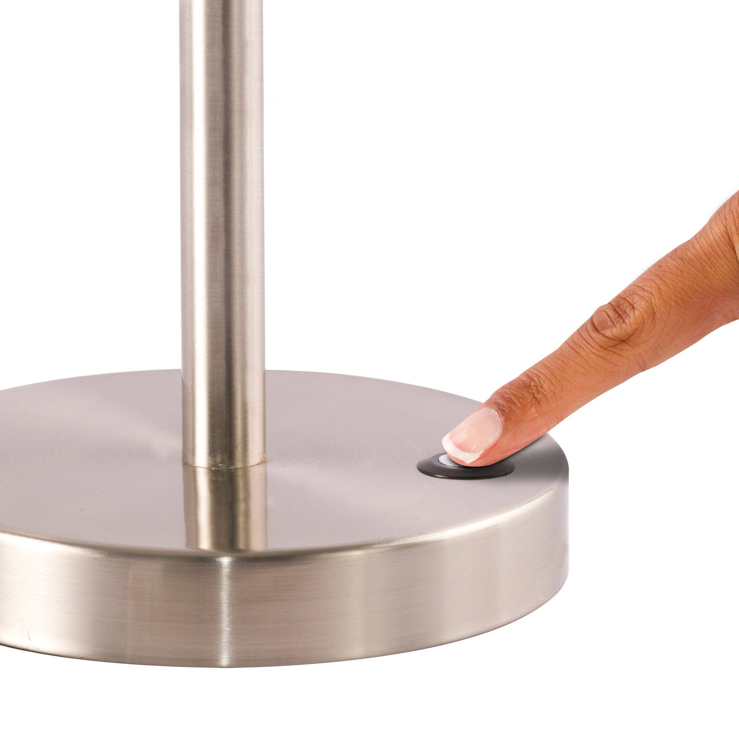OttLite Wellness Series 19&#x22; Silver Harmonize LED Desk Lamp