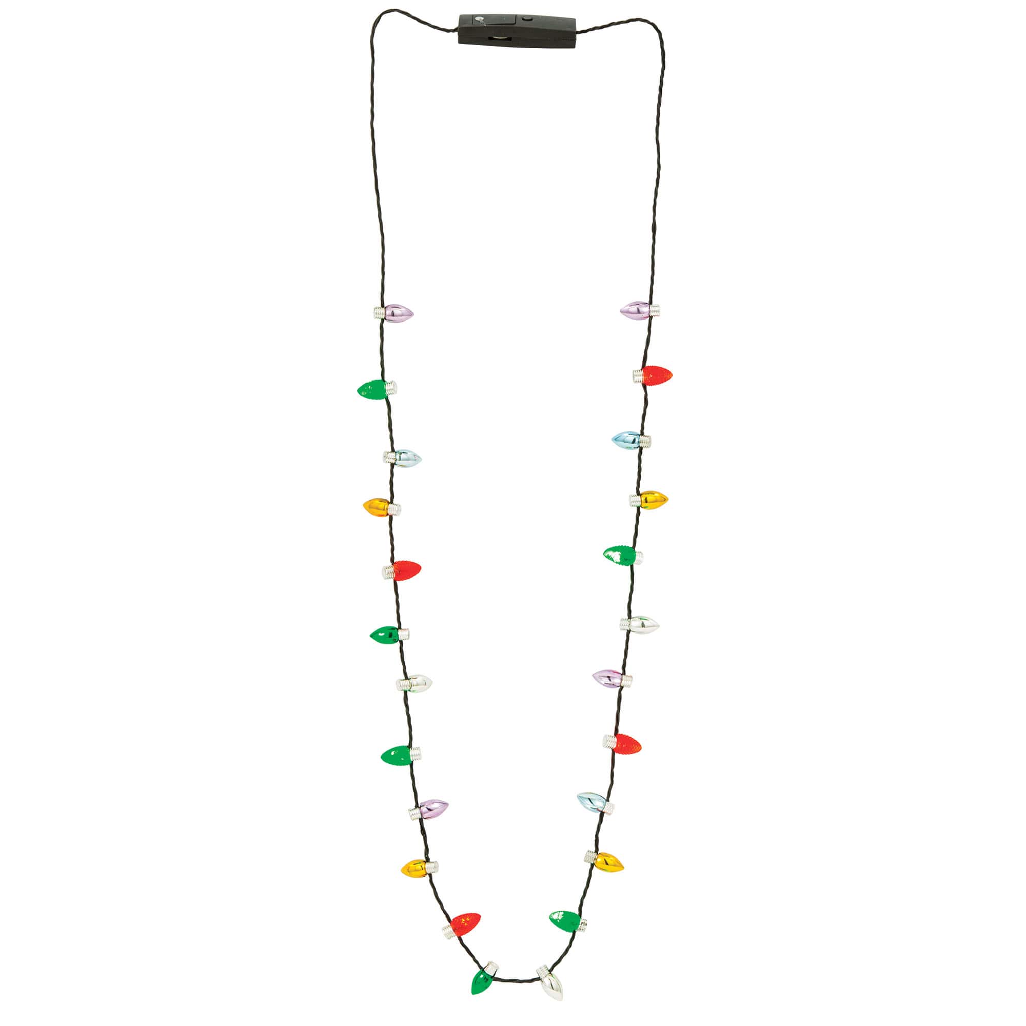 Christmas Light-Up Bulb Necklaces, 3ct.