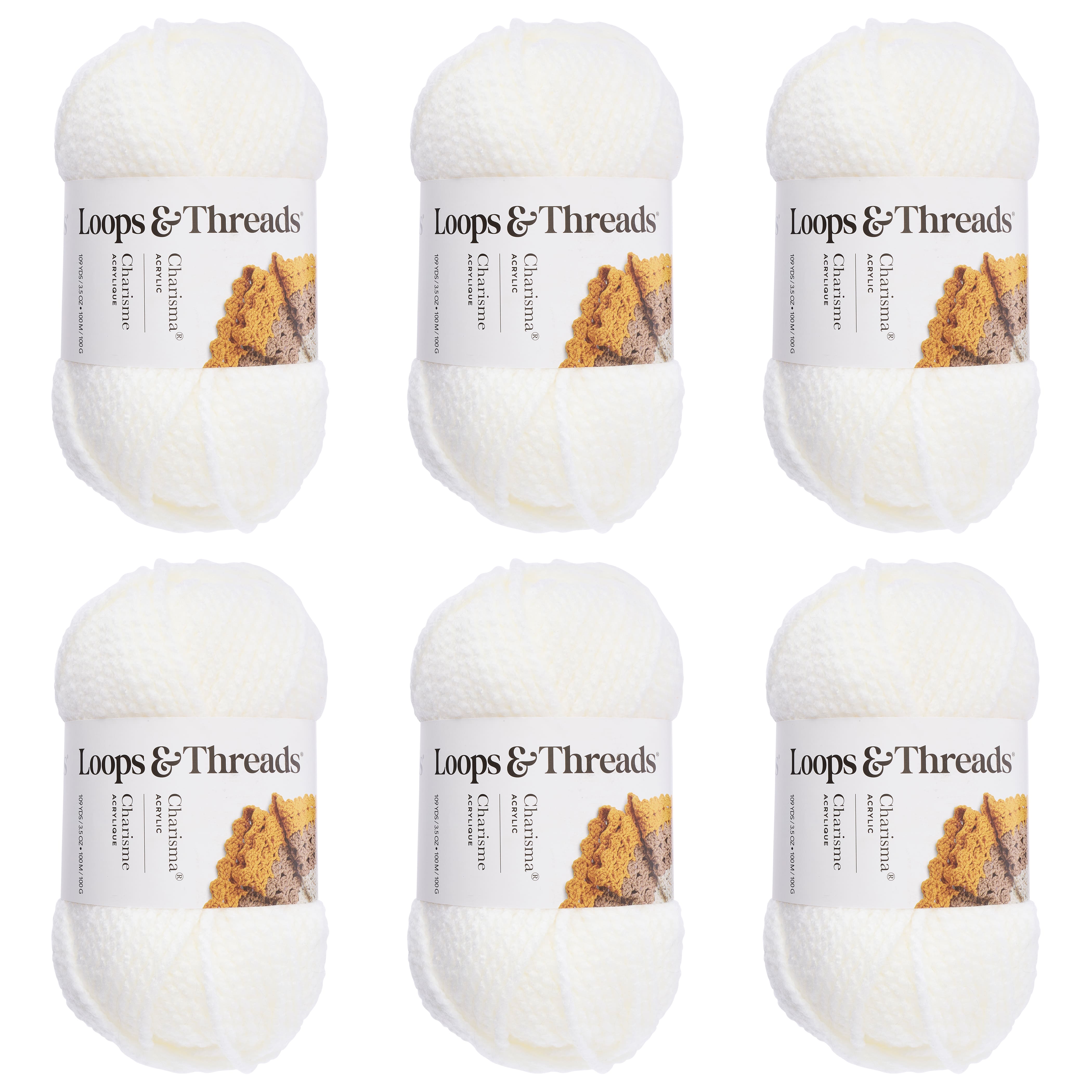 6 Pack: Charisma® Yarn by Loops & Threads®