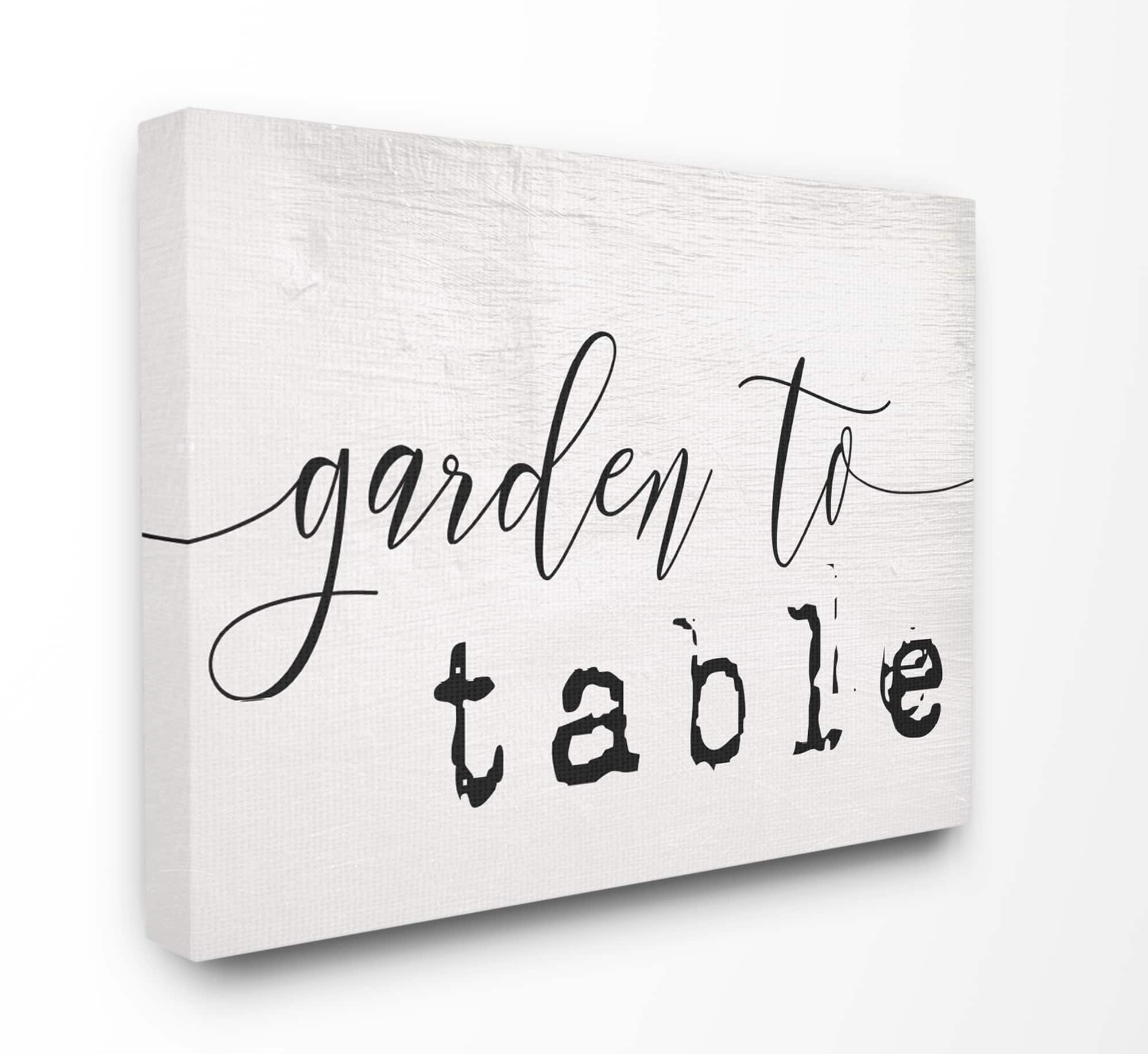 Stupell Industries Garden to Table Wall Art