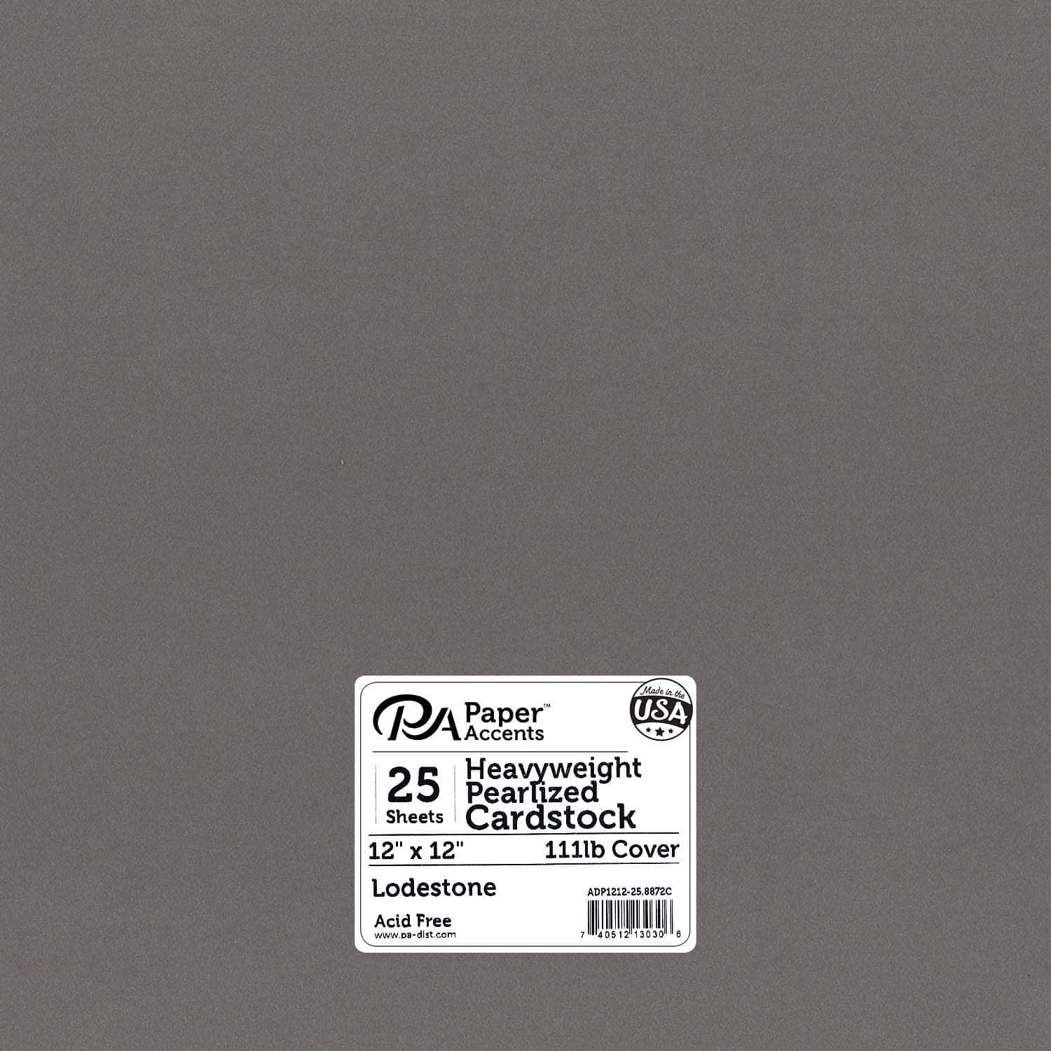 PA Paper™ Accents Pearlized 12 x 12 111lb. Cardstock, 25 Sheets