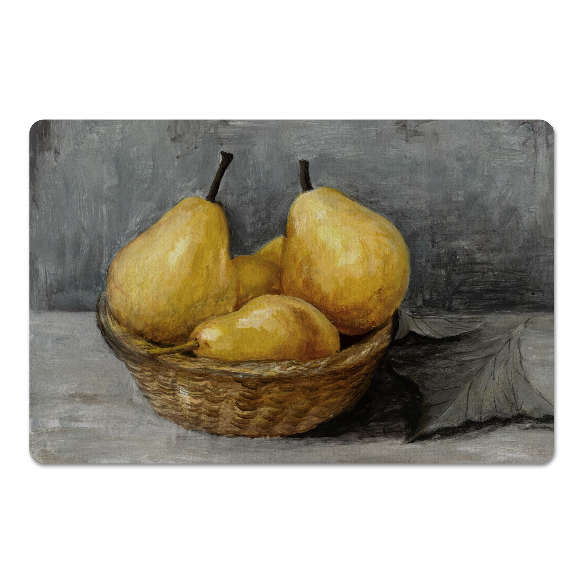 Painterly Pears Floor Mat