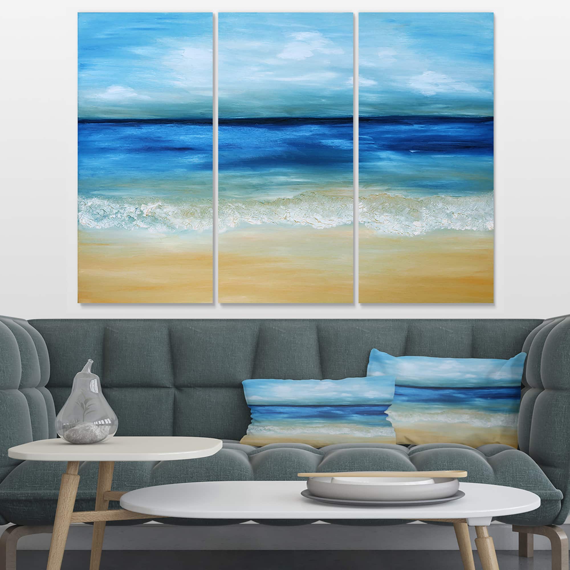 Designart - Warm Tropical Sea and Beach