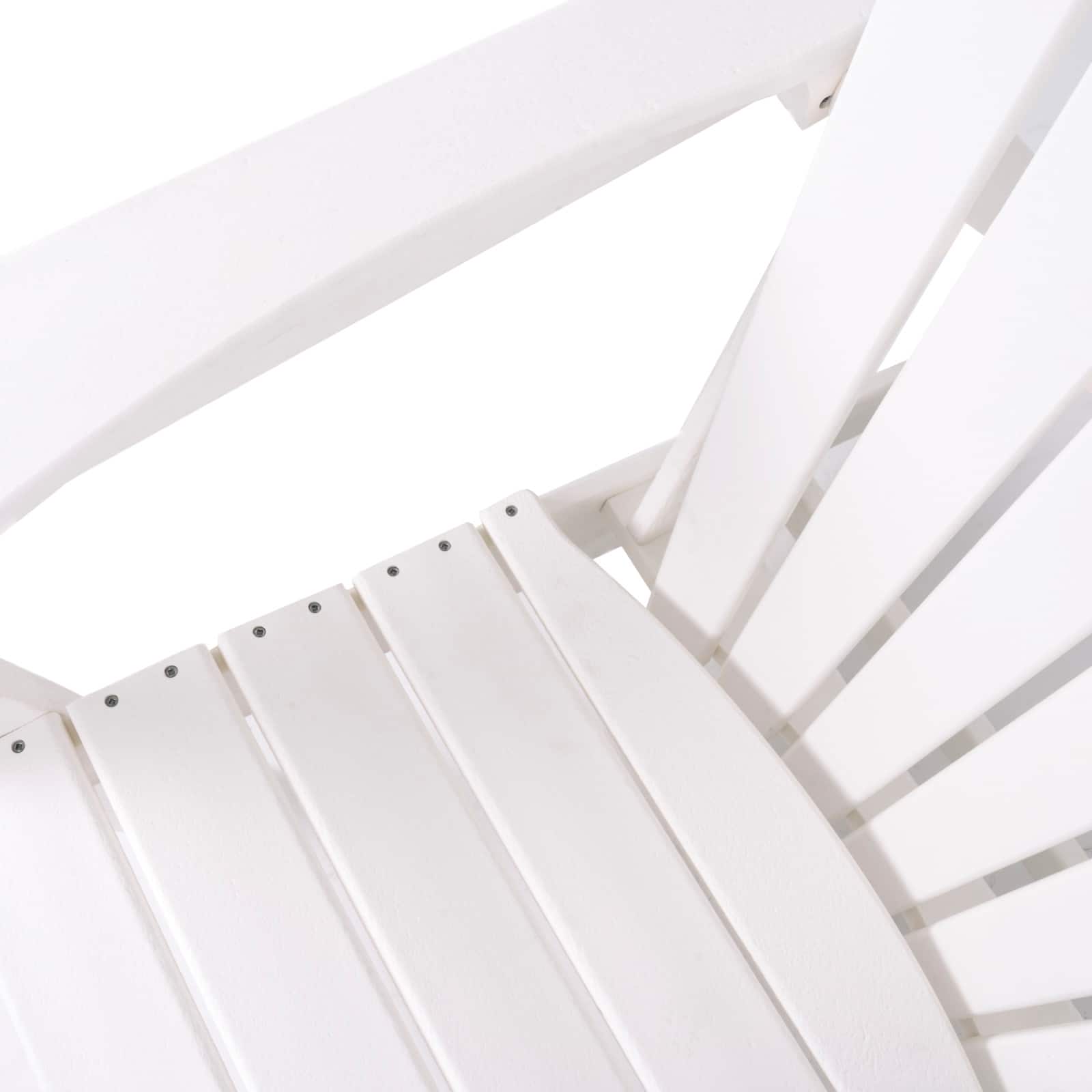 White Traditional Adirondack Chair