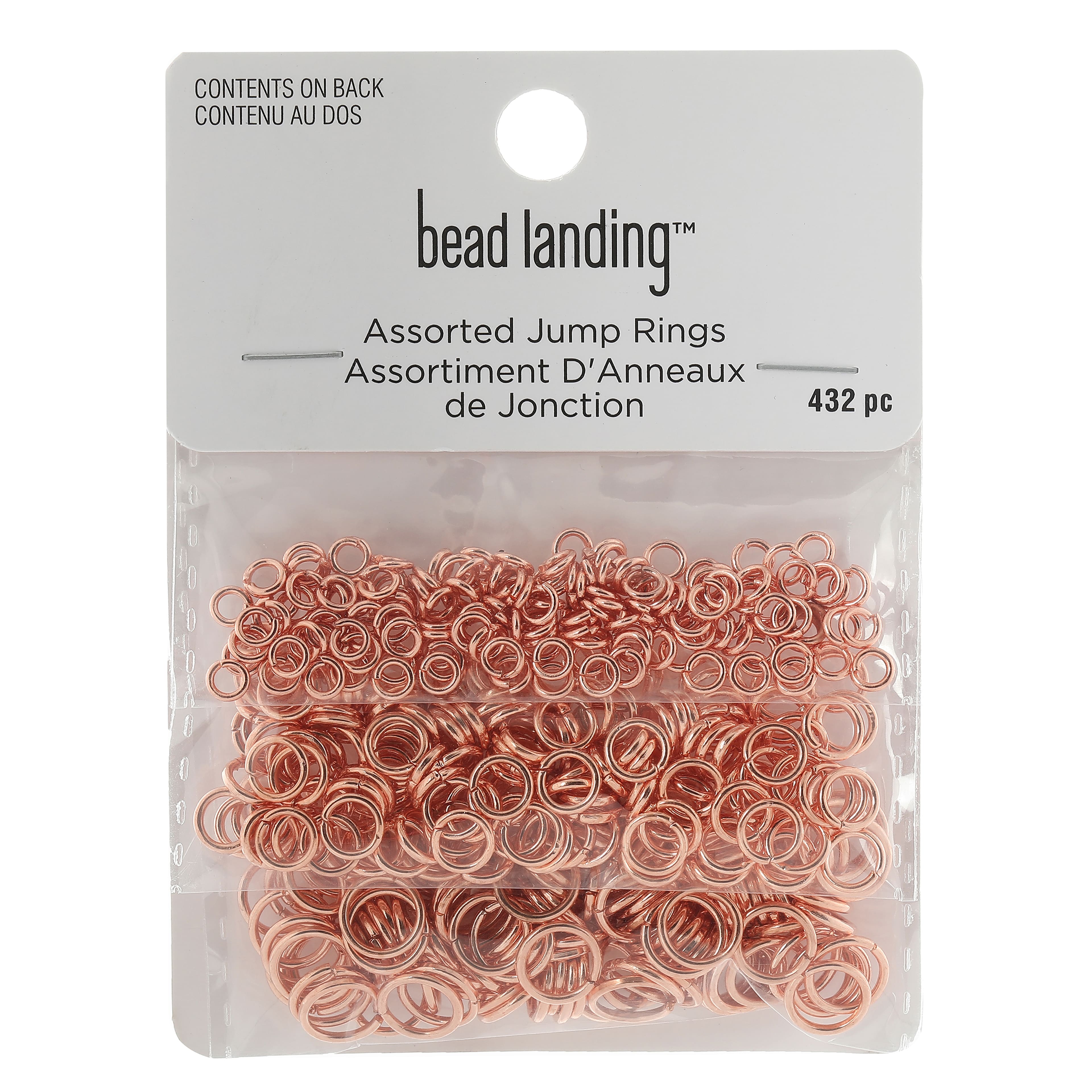 Bead Landing™ Jump Rings, Gold Finish