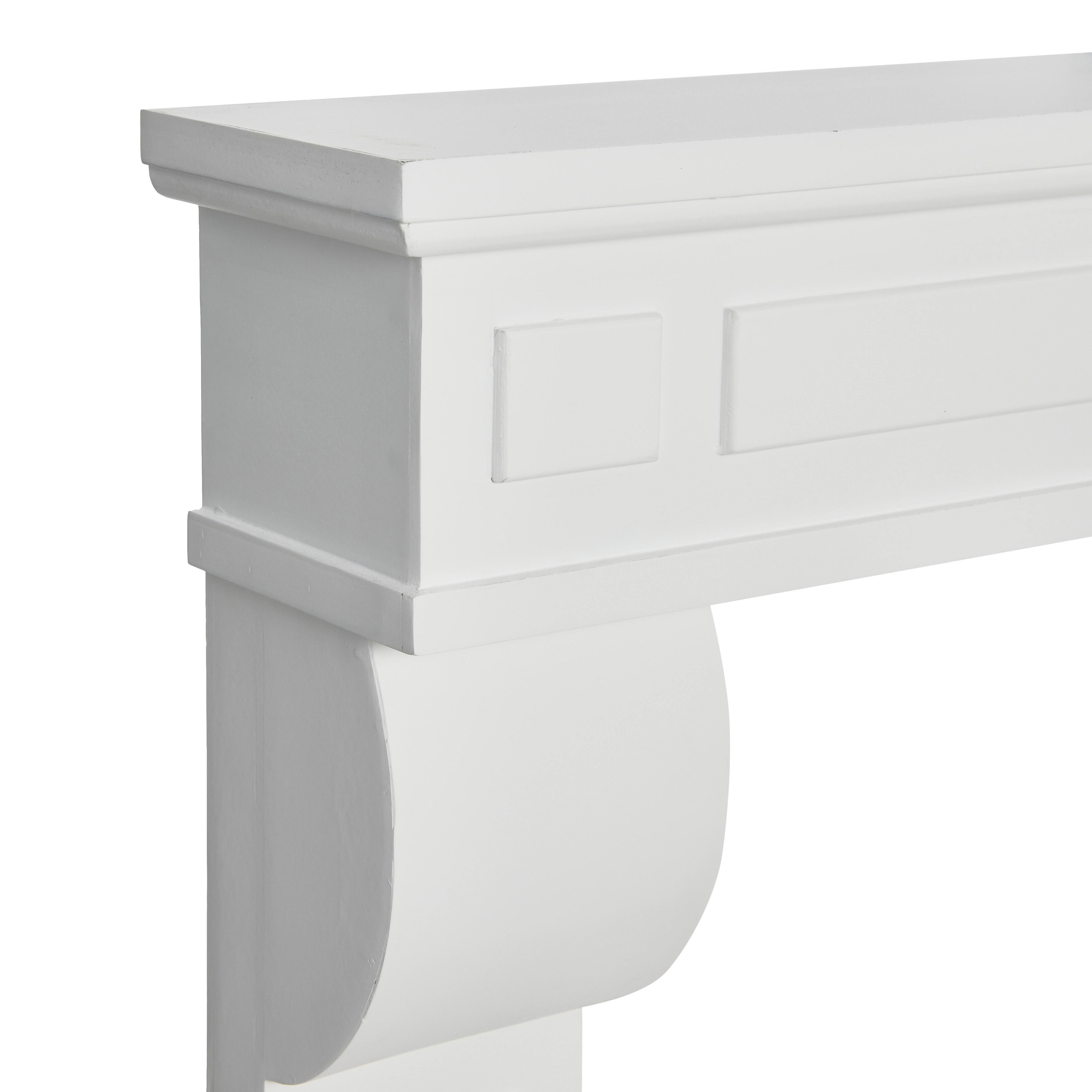 Hello Honey® 5ft. Decorative Lodge Fireplace Mantel
