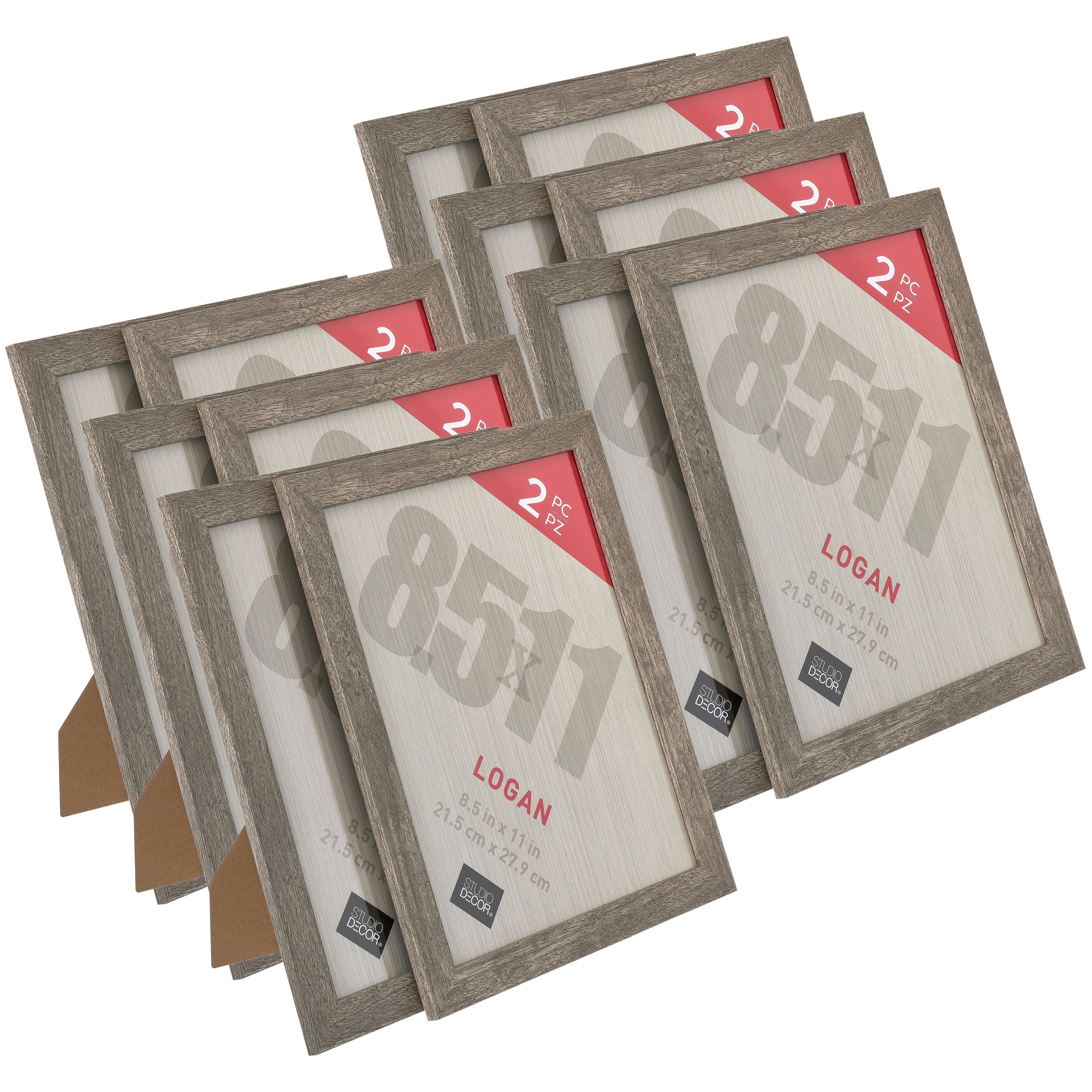 12 Packs: 2 ct. (24 total) Gray Tabletop Frames, Logan by Studio Décor®