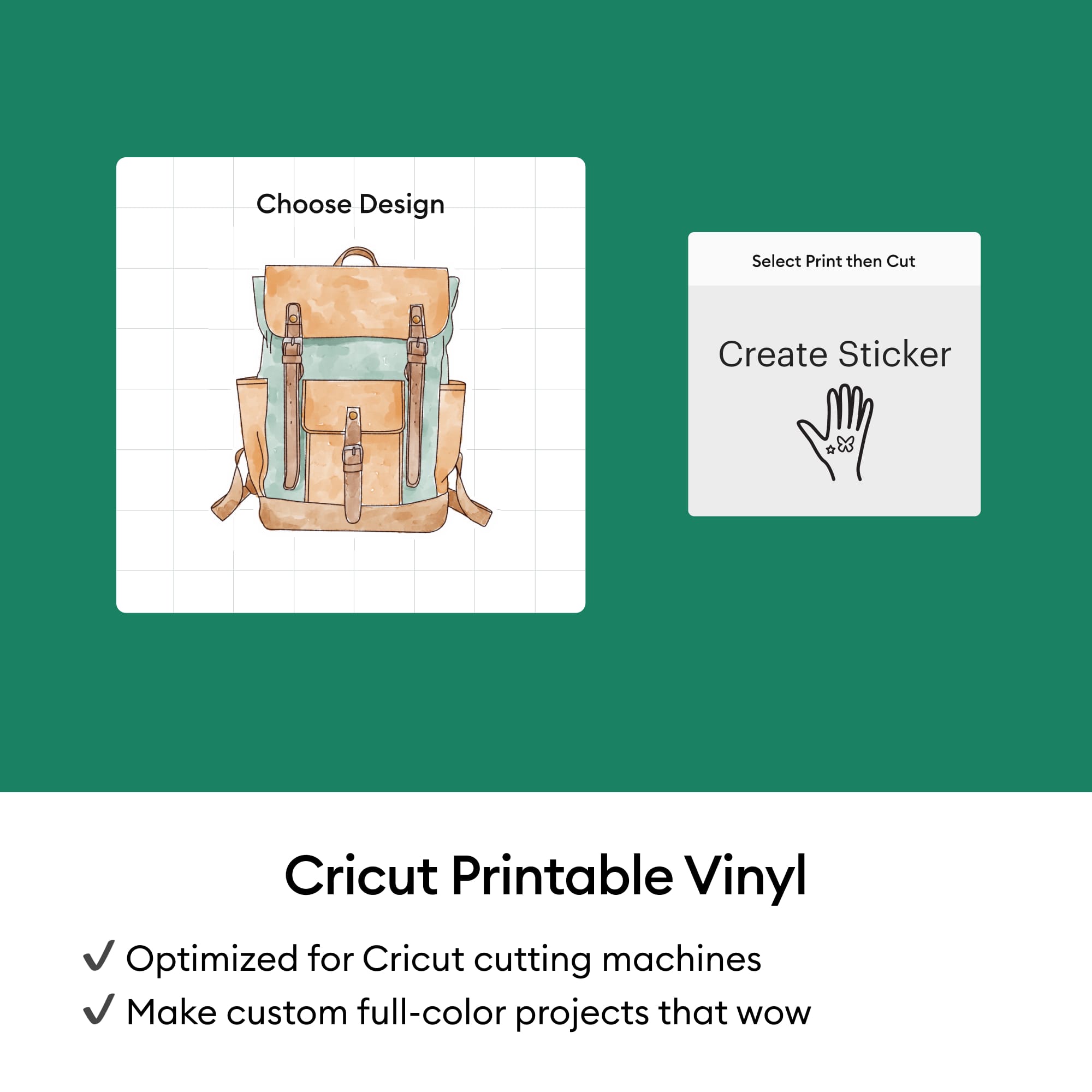 Cricut® Printable Vinyl Sheets