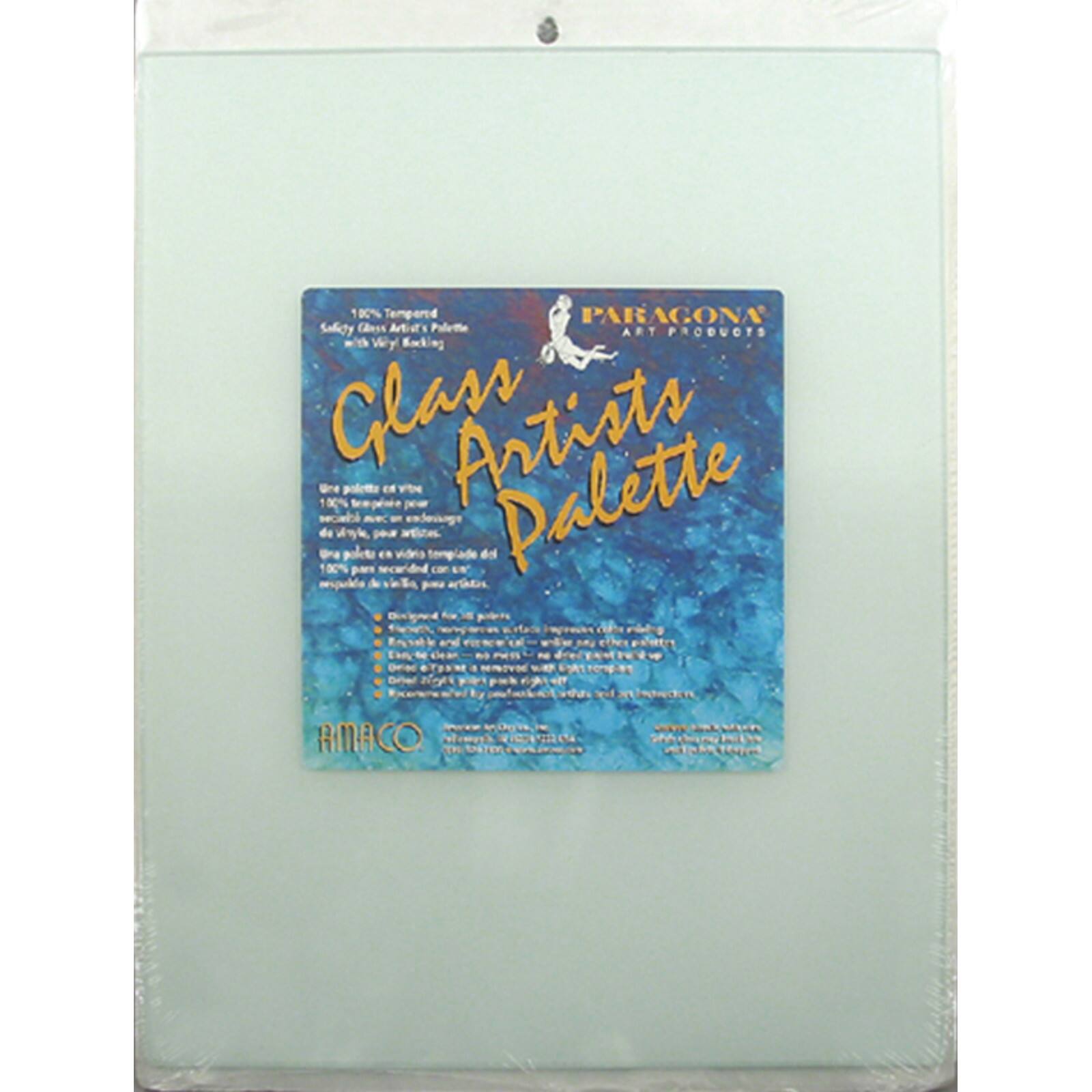 Amaco Glass Tabletop Artists Palette