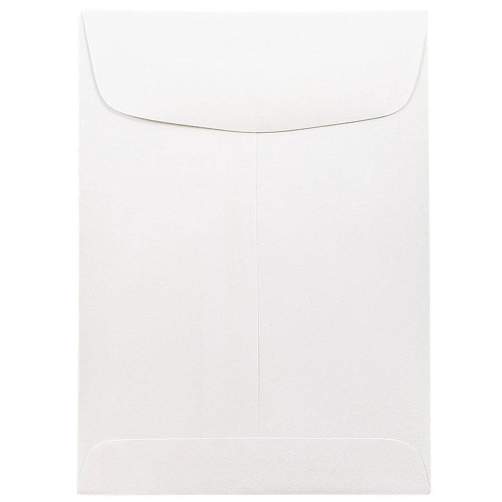 JAM Paper 5.5&#x22; x 7.5&#x22; White Open End Catalog Envelopes