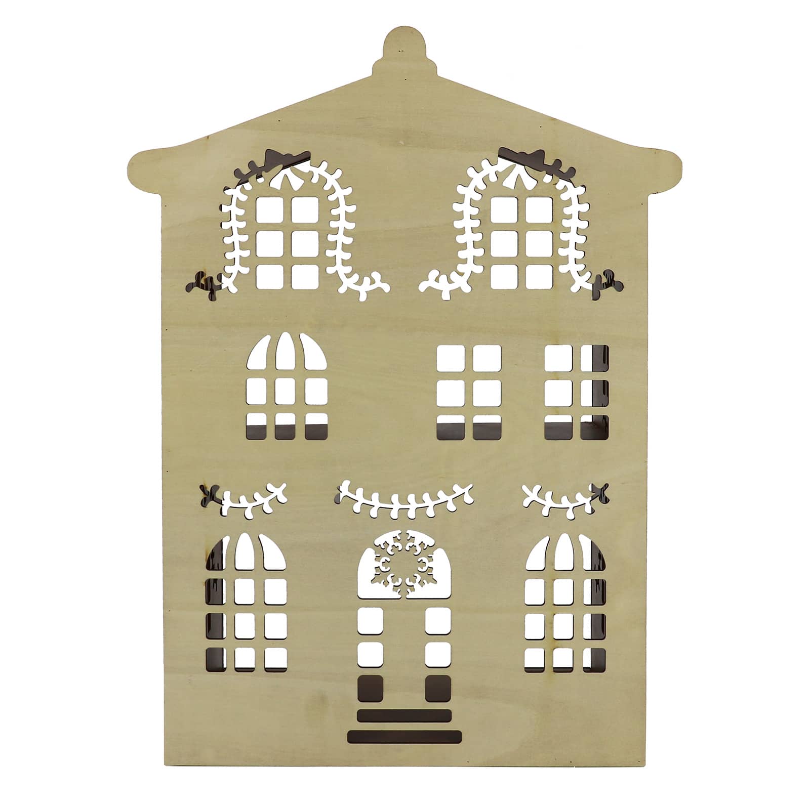 18&#x22; Gingerbread House Wood Cubby by Ashland&#xAE;