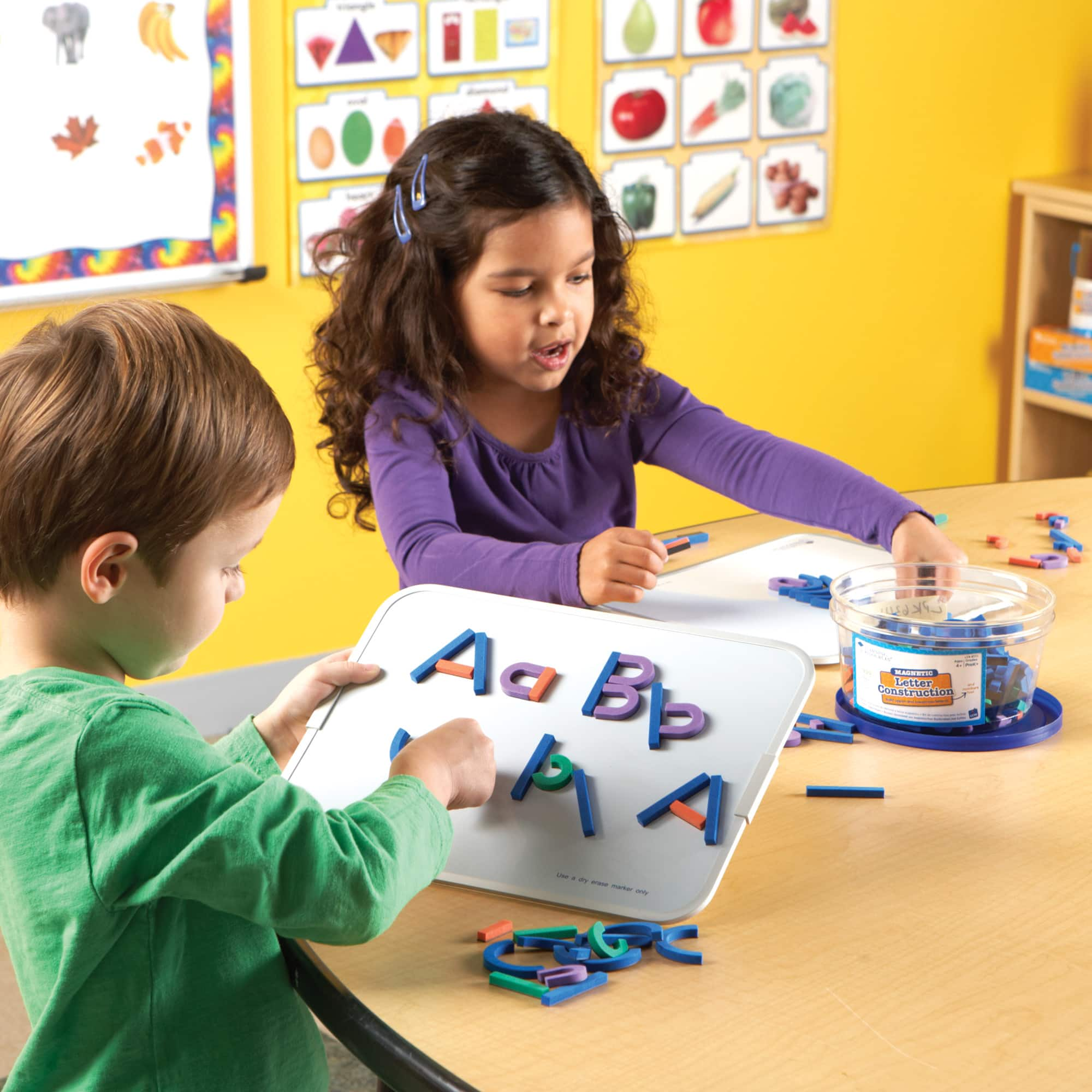 Learning Resources Magnetic Letter Construction