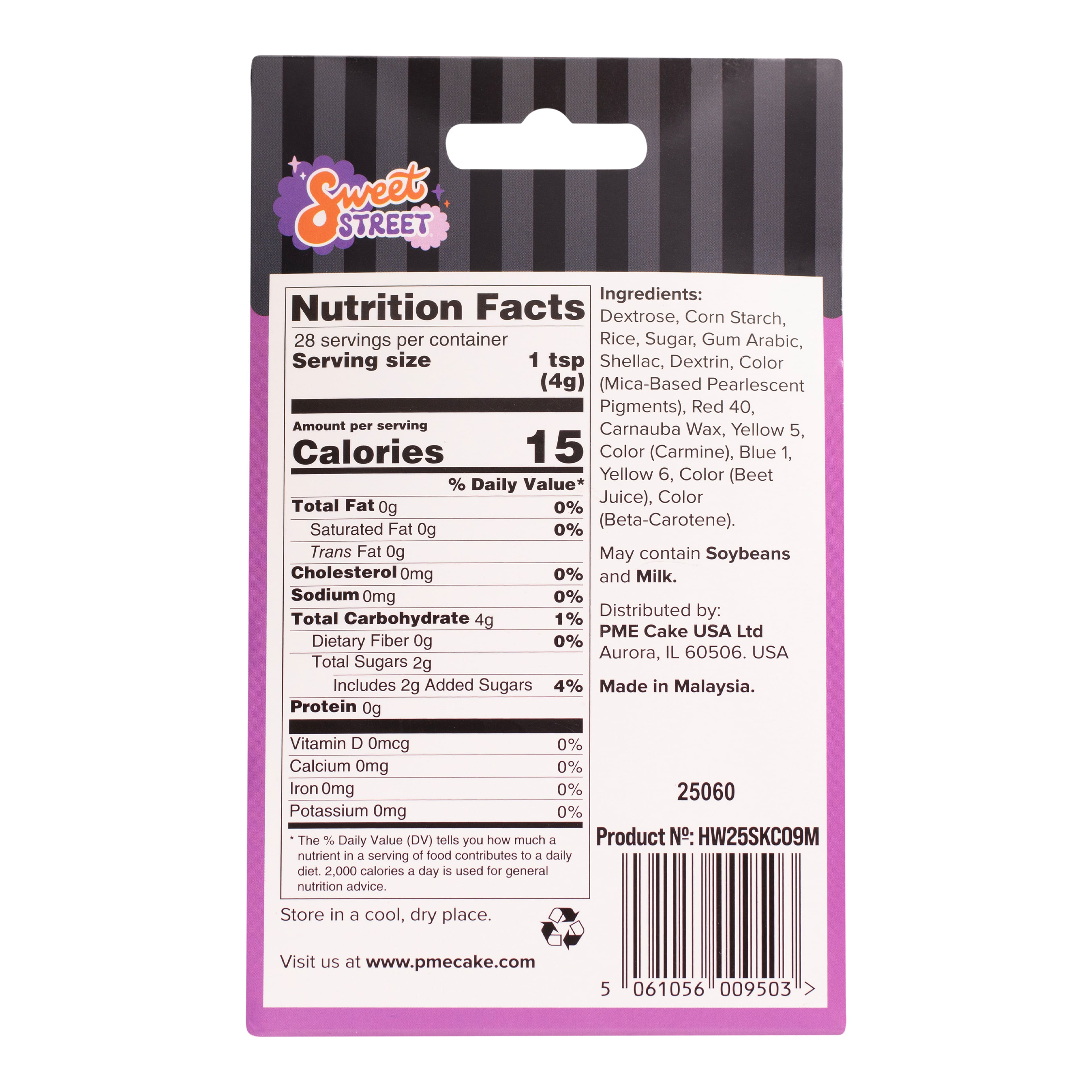 PME Cake Sweet Street&#xAE; 4oz. Pink Potion Pearls Sprinkle Mix