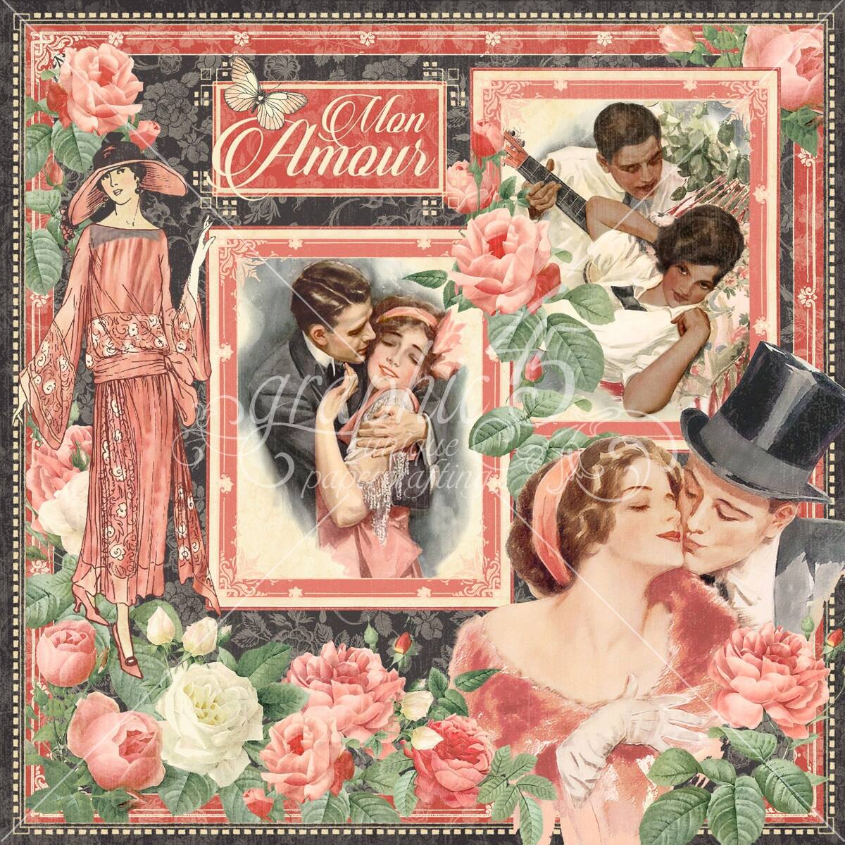 Graphic 45 Mon Amor Collector&#x27;s Edition Pack, 12&#x22; x 12&#x22;