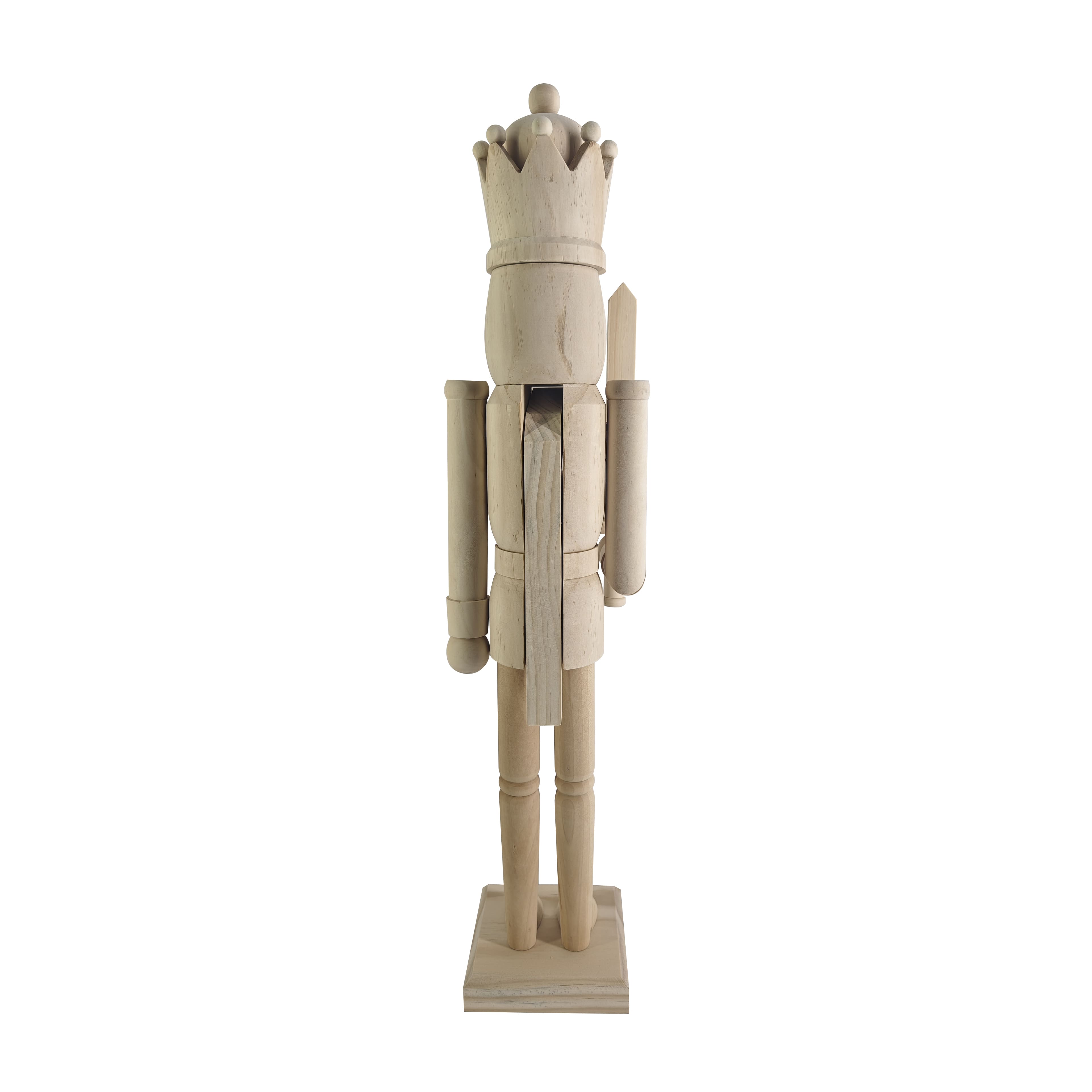 2ft. DIY Pinewood King Nutcracker by Make Market&#xAE;