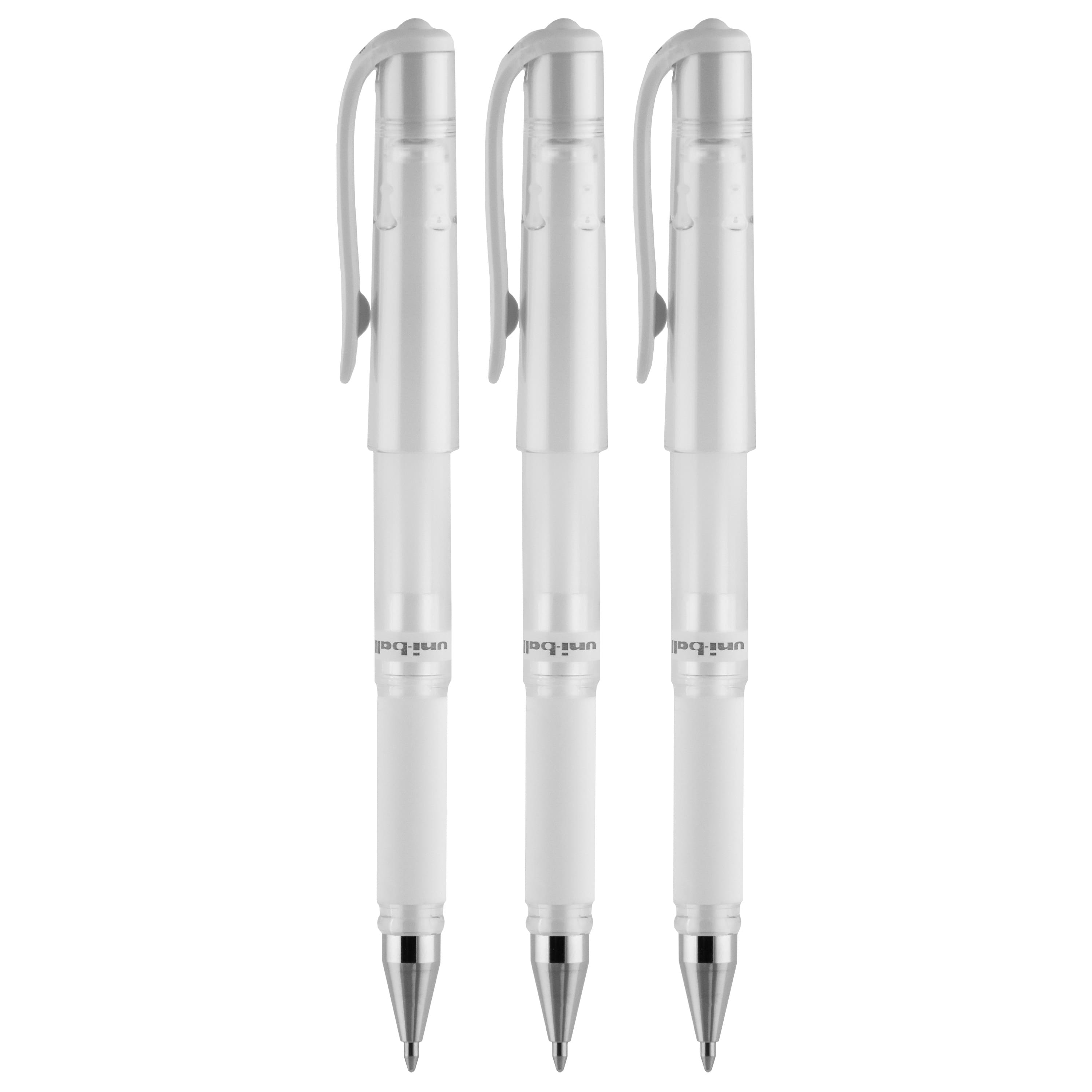 uniball&#x2122; GEL IMPACT 1mm White Gel Pens, 3ct.