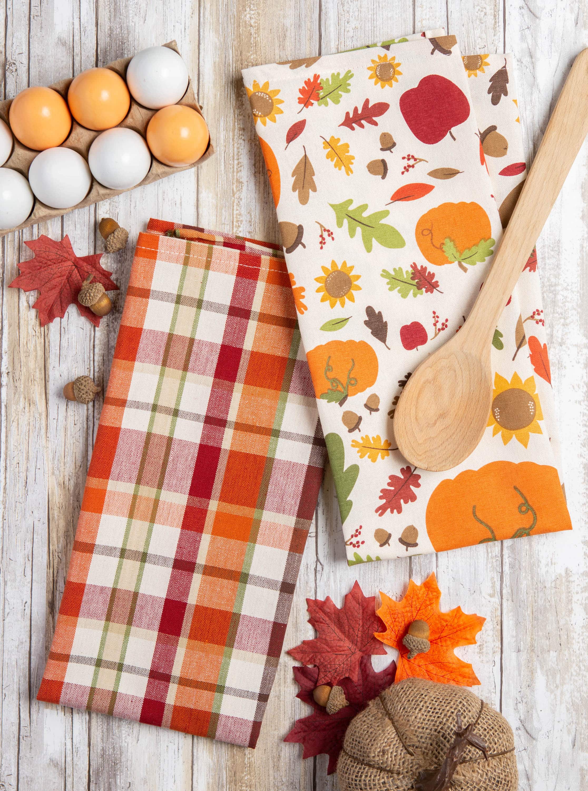 DII&#xAE; Assorted Fall In Love Dishtowel Set