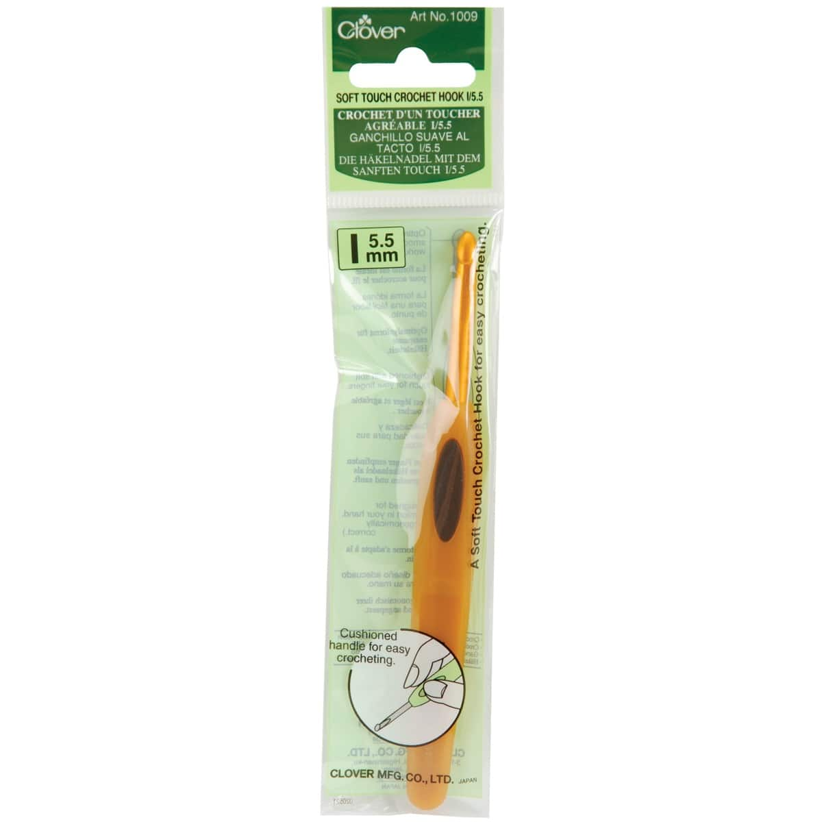 Clover Soft Touch Crochet Hook 5mm - order online at !