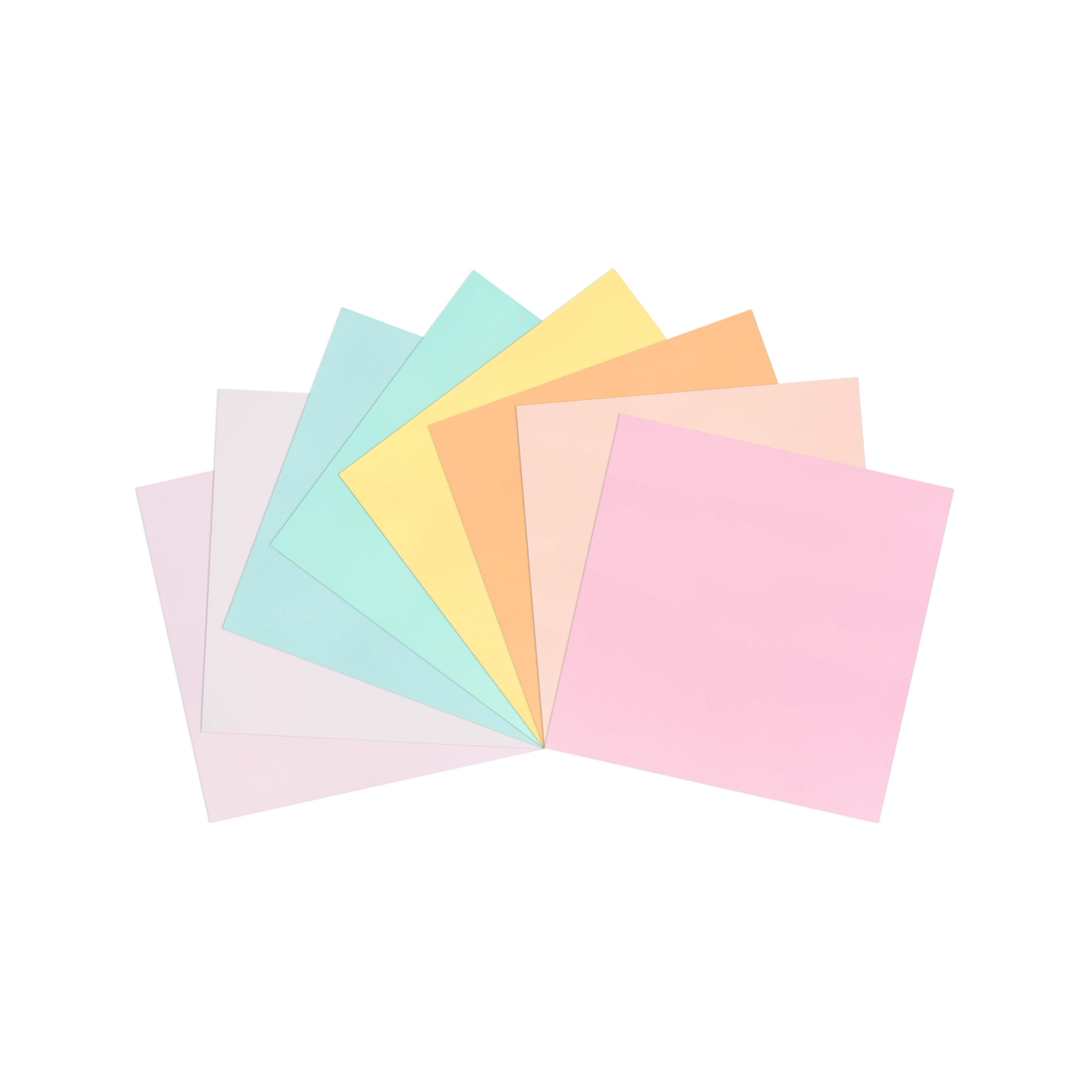 Craft Smith 12&#x22; x 12&#x22; Spring Solids Paper Pad, 48 Sheets