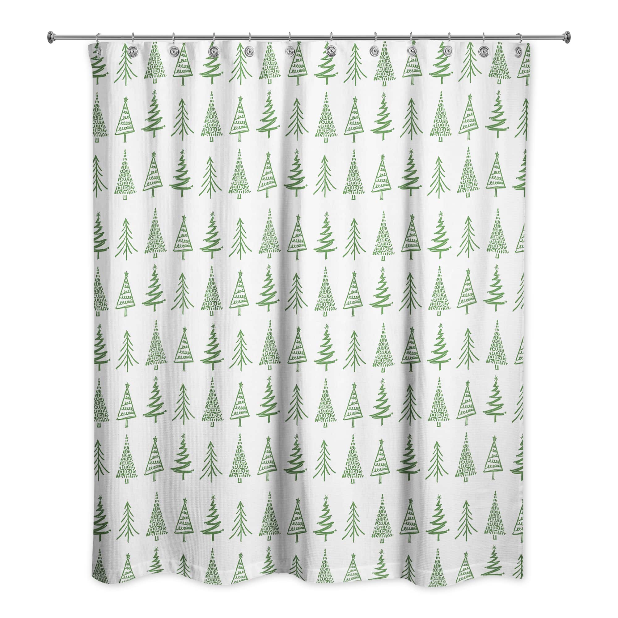 Doodle Tree Shower Curtain