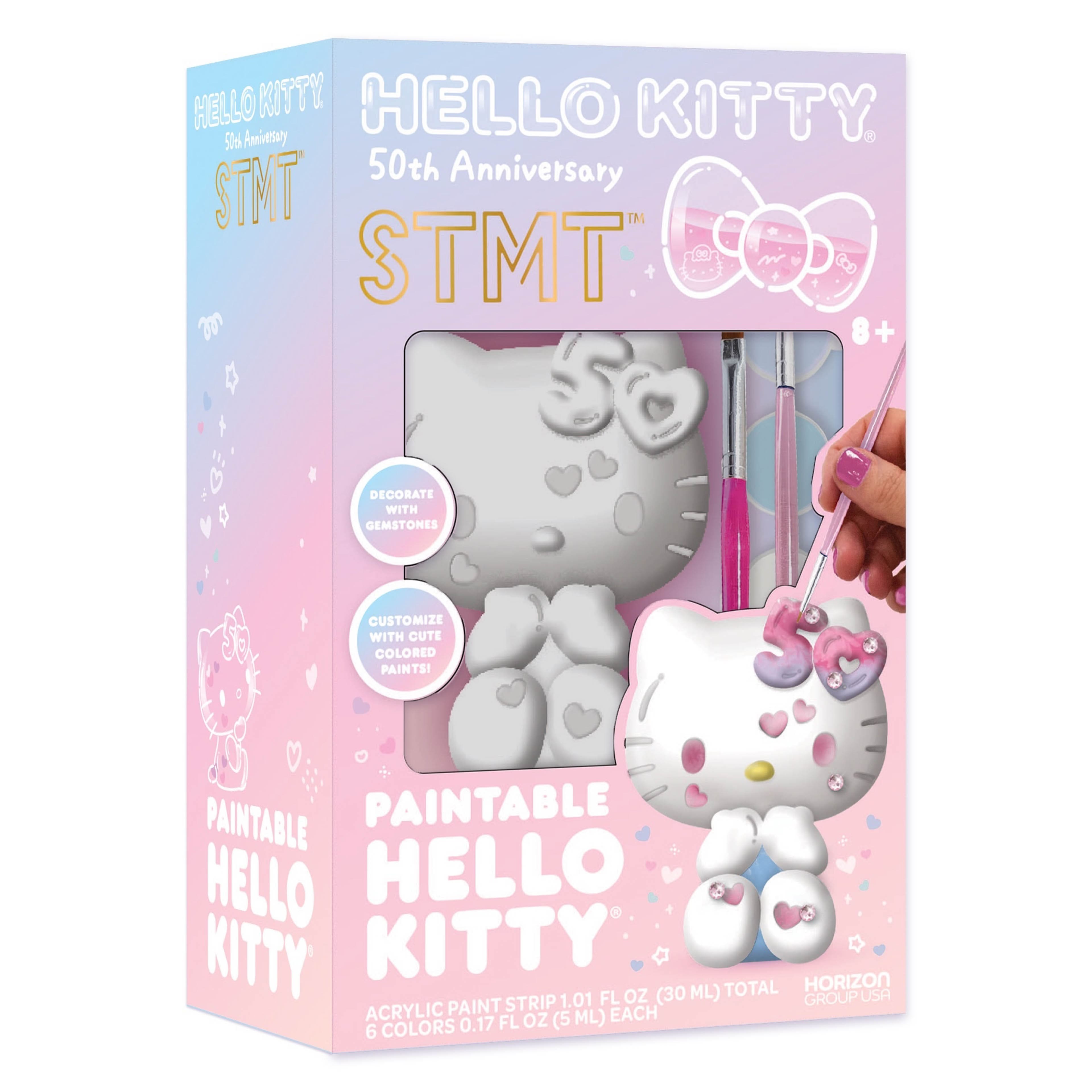 STMT&#xAE; Hello Kitty&#xAE; 50th Anniversary Paint Your Own Figurine Kit