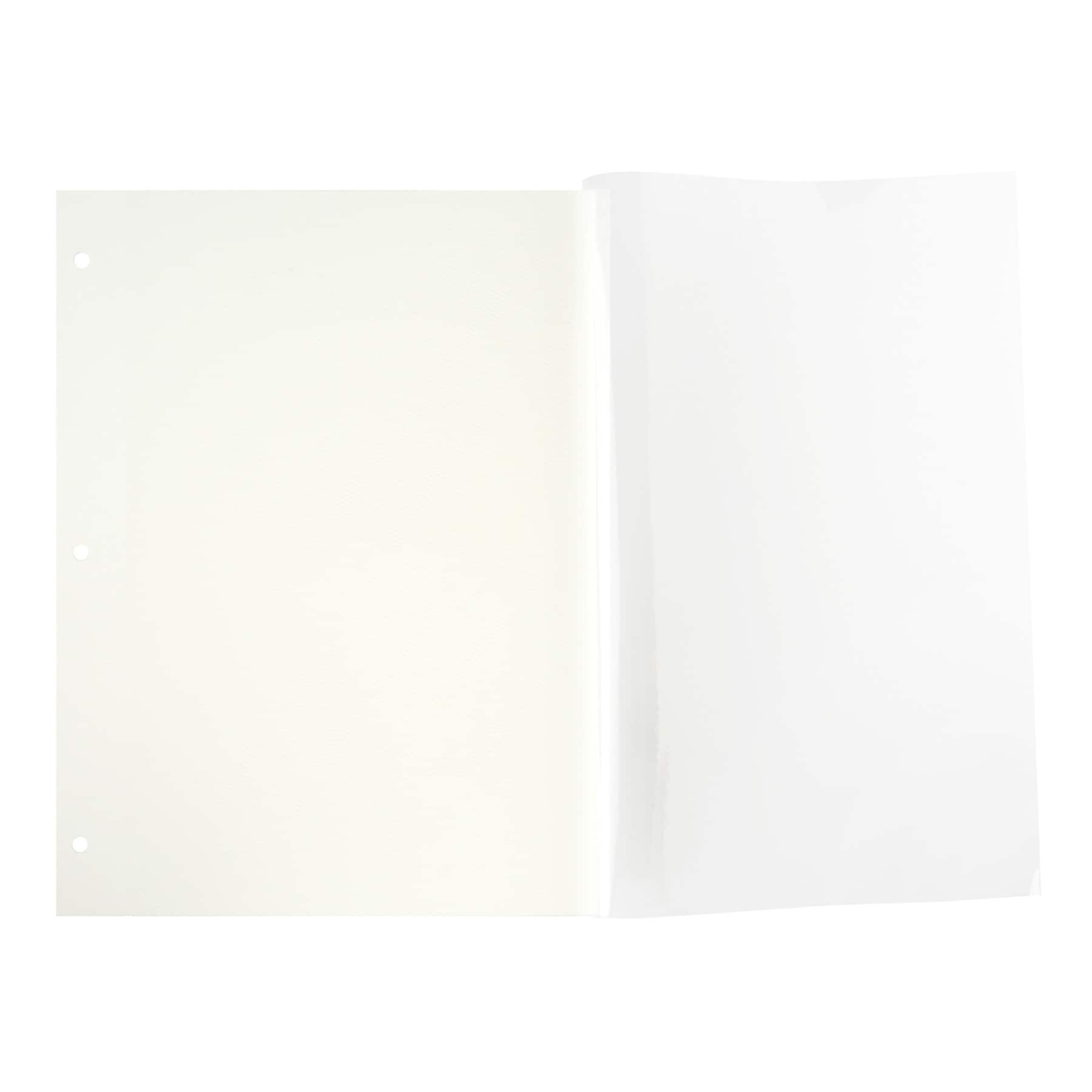 12 Packs: 30 ct. (360 total) 8&#x22; x 10.5&#x22; White Photo Album Refills by Recollections&#xAE;