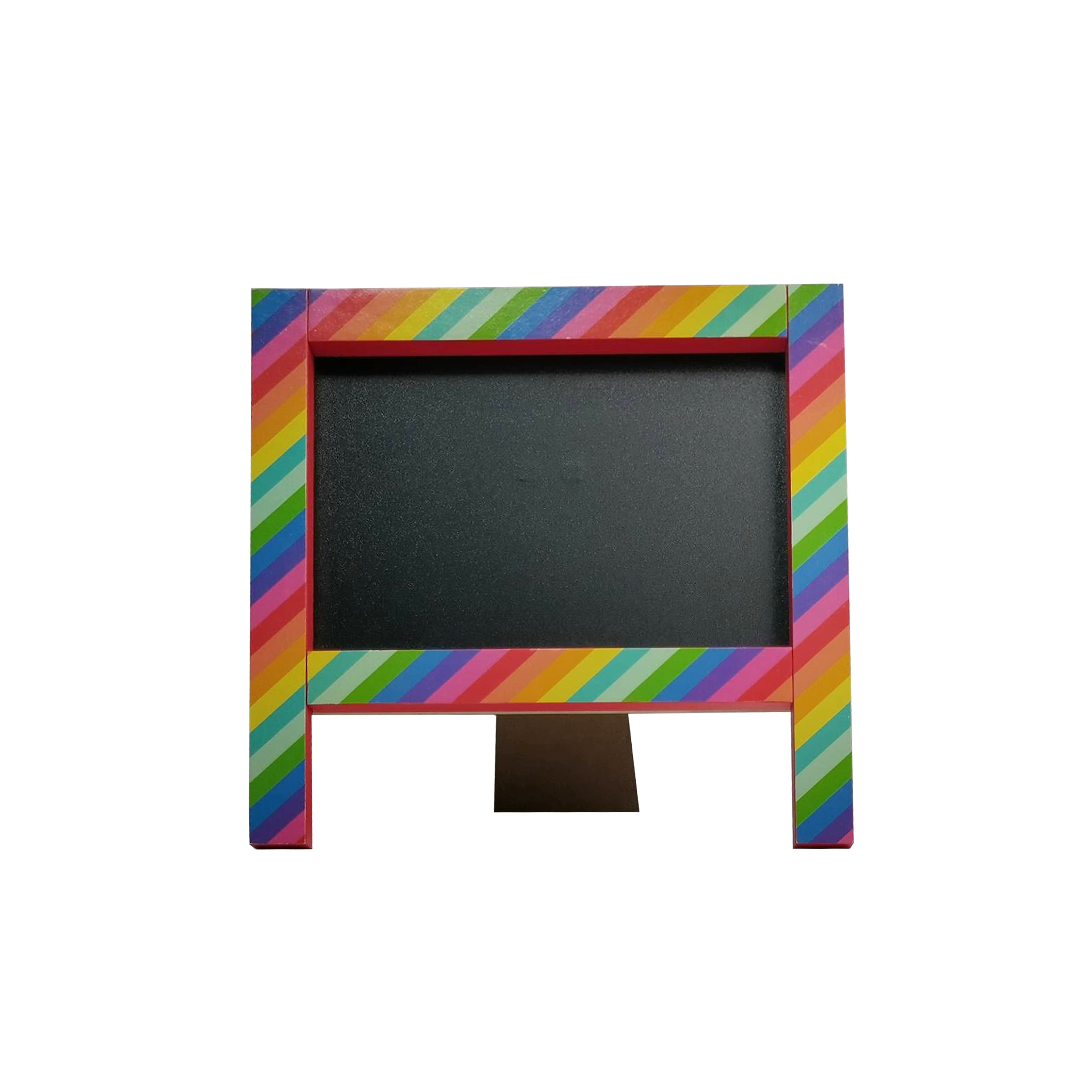 Medium Rainbow Tabletop Chalkboard by B2C&#x2122;