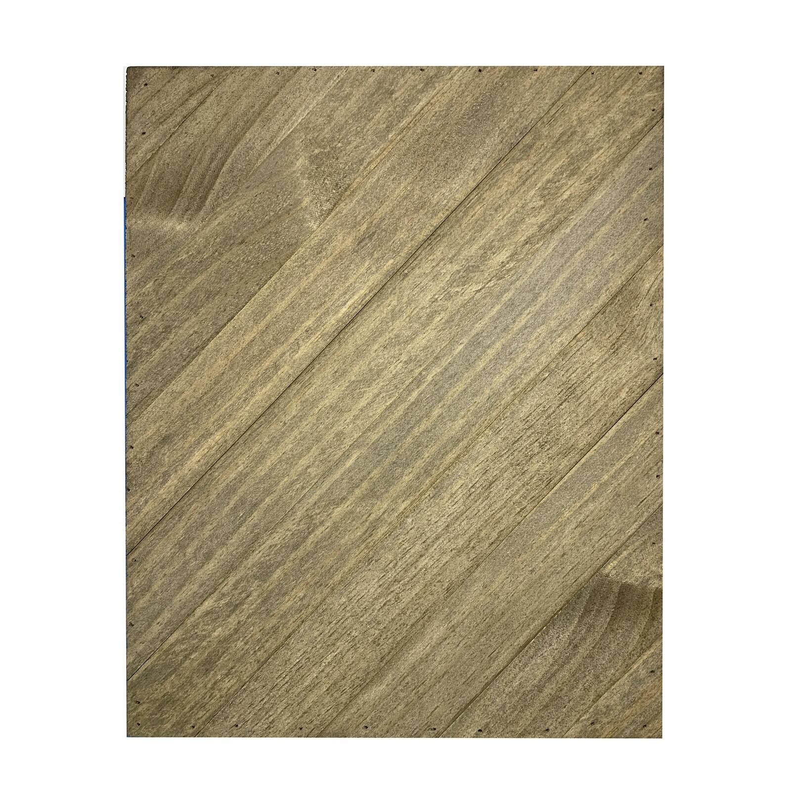 Hampton Art™ 12" x 15" Rustic Wooden Diagonal Plank Michaels