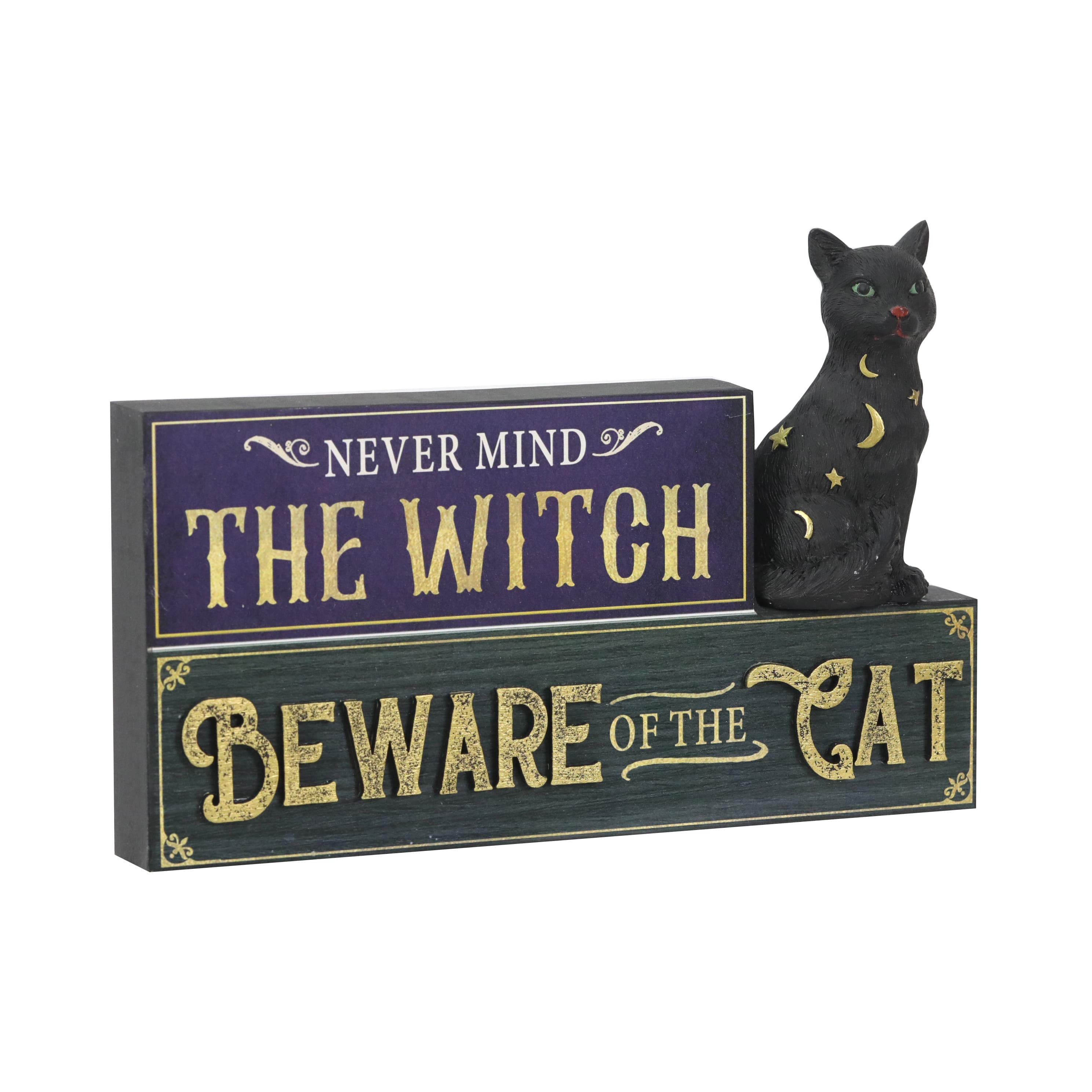 8&#x22; Beware of the Cat Tabletop Sign by Ashland&#xAE;