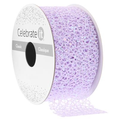 1.5" x 3yd. Web Glitter Ribbon by Celebrate It™ Classic image