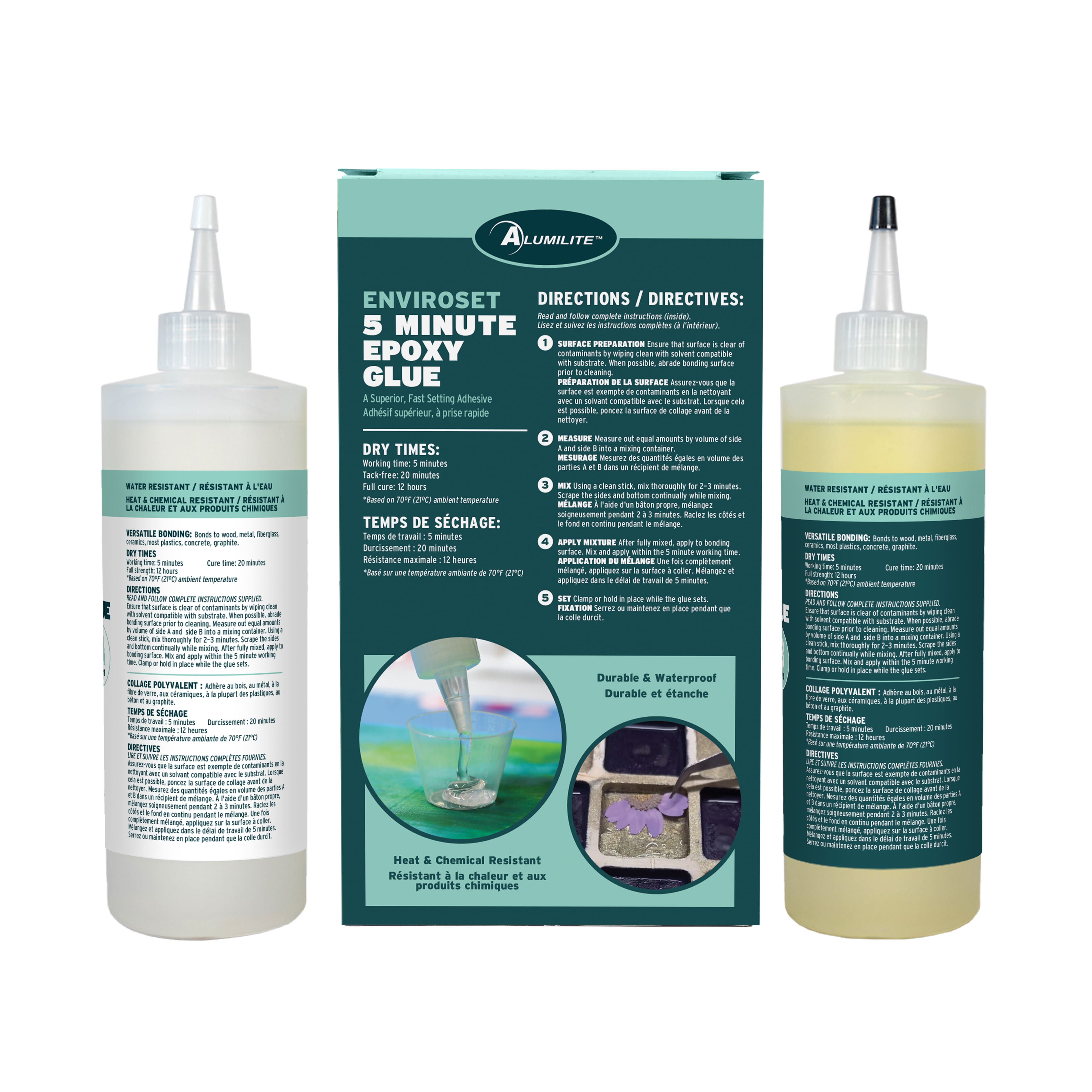Alumilite&#x2122; 16oz. Enviroset 5 Minute Epoxy Glue