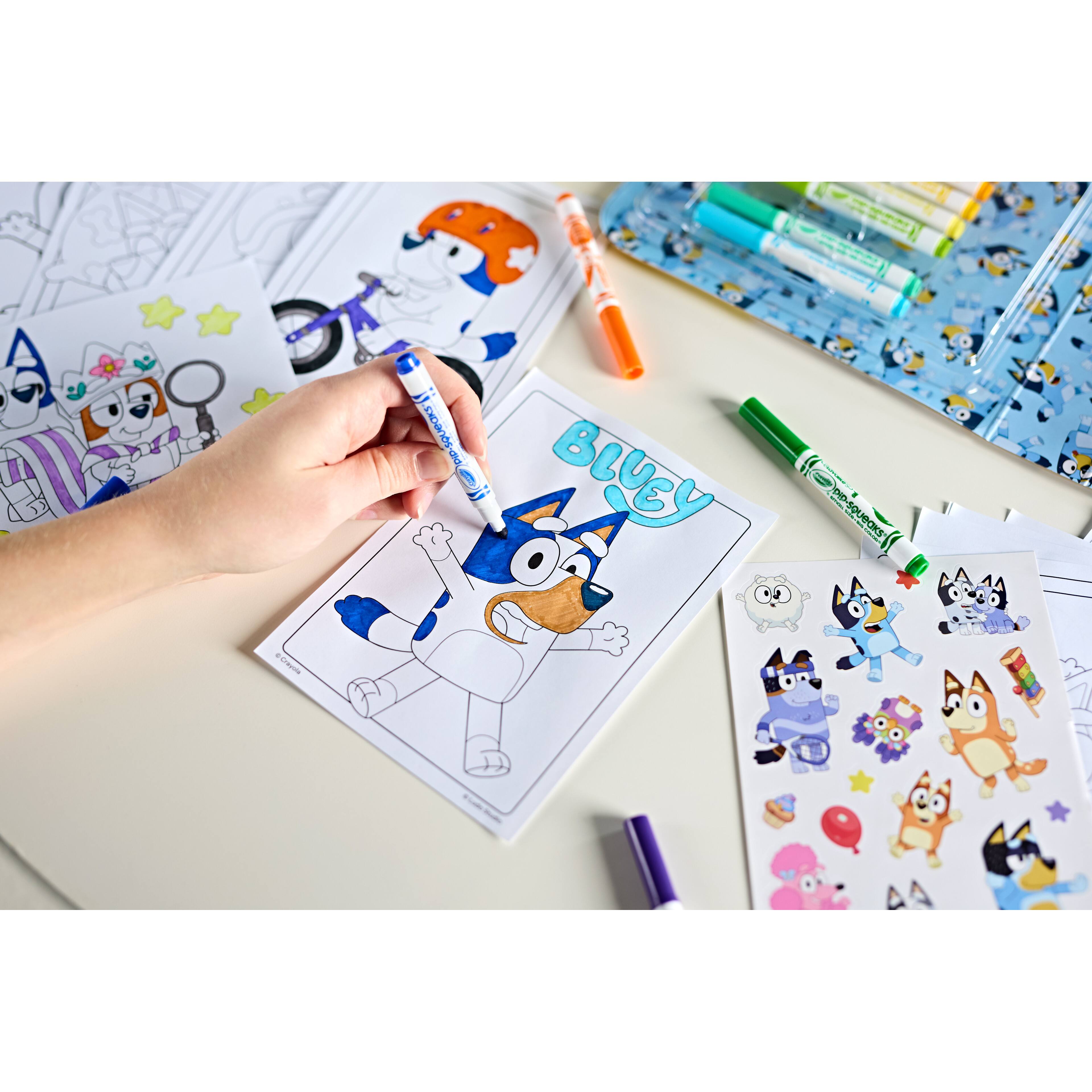 Crayola&#xAE; Bluey Color &#x26; Sticker Kit